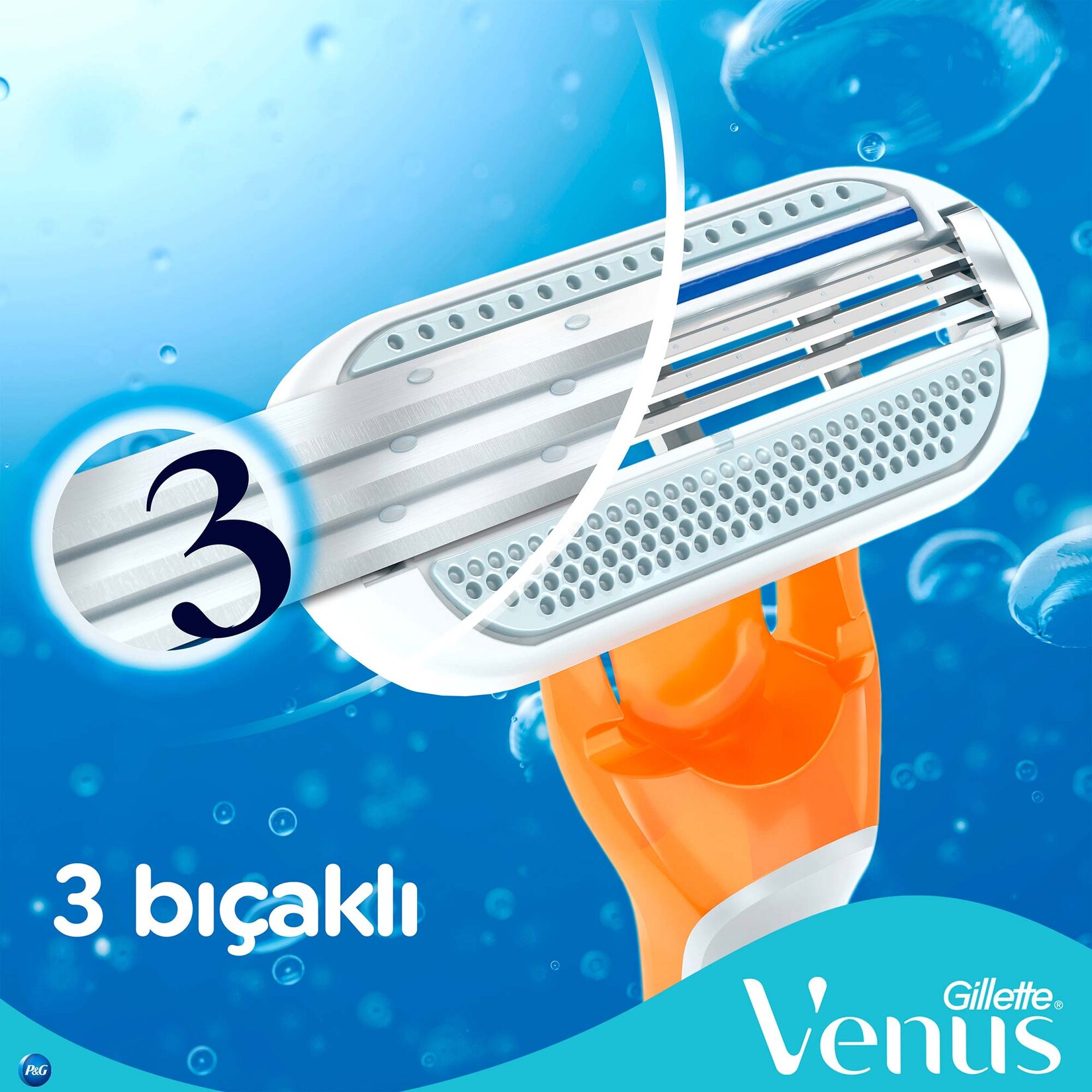 Gillette Venus Tıraş Makinesi Riviera Kadın 2'li - Görsel 3