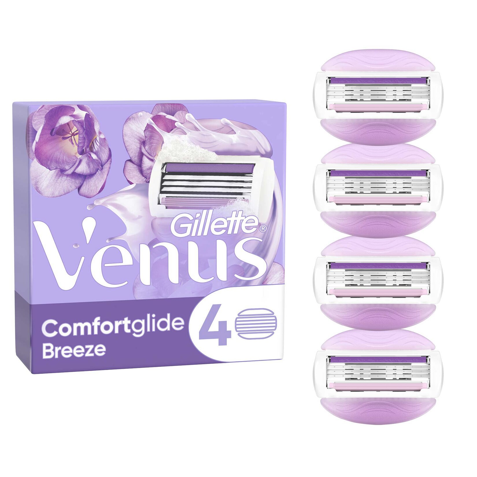 Gillette Venus Breeze Yedek Bıçak 4'lü - Görsel 1