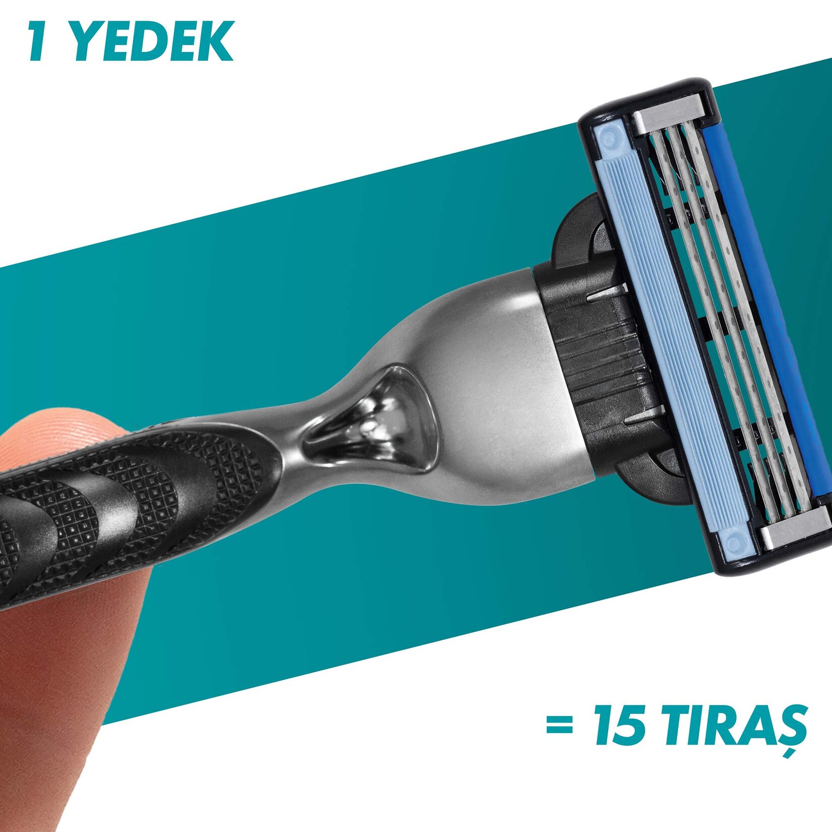 Gillette Mach3 Yedek Tıraş Bıçağı 4 Adet - Görsel 4