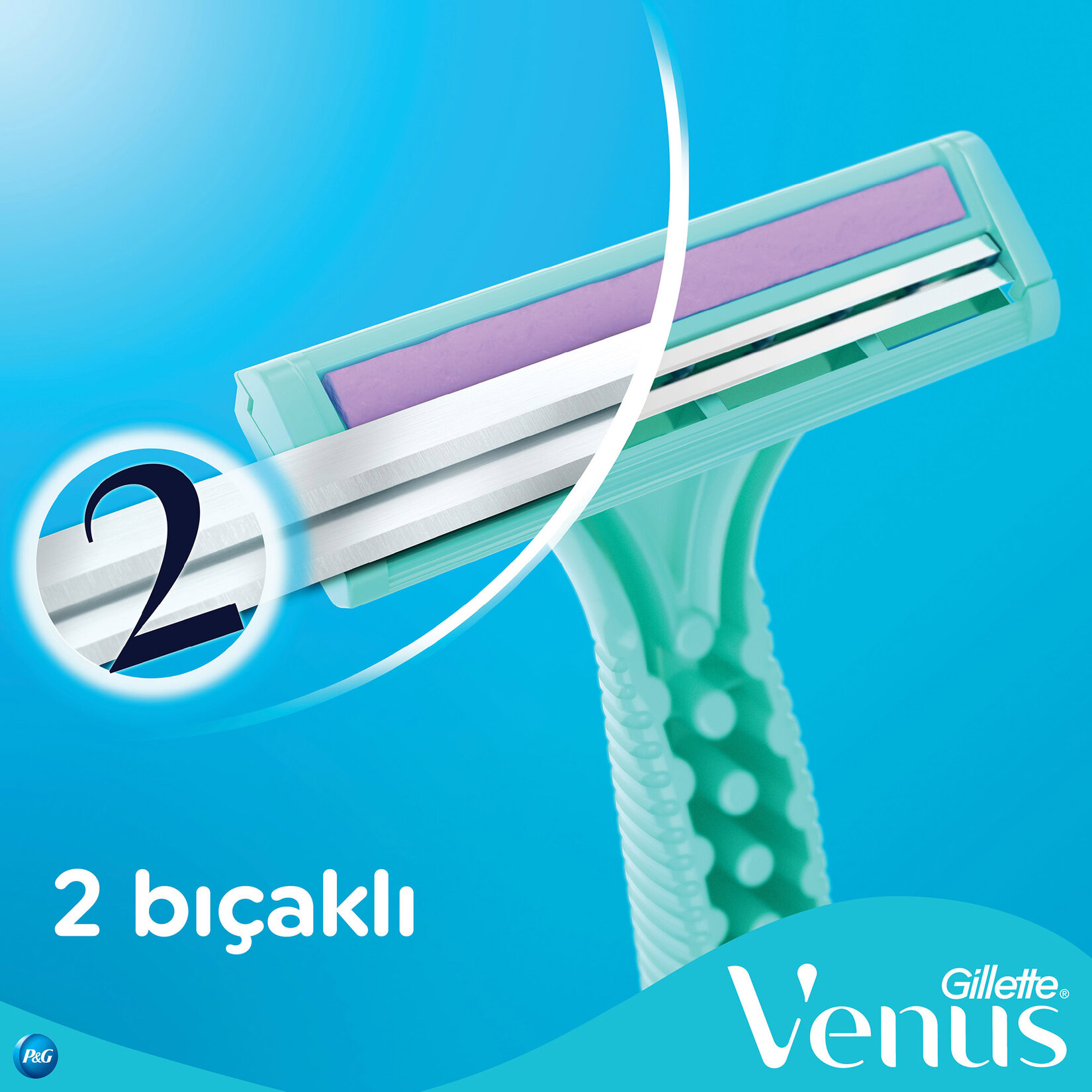 Gillette Simply Venus 2 Kullan At Kadın Tıraş Bıçağı 4 Adet - Görsel 3