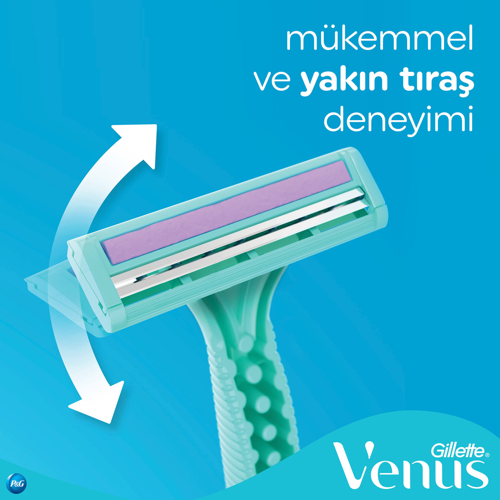 Gillette Simply Venus 2 Kullan At Kadın Tıraş Bıçağı 4 Adet - Görsel 5
