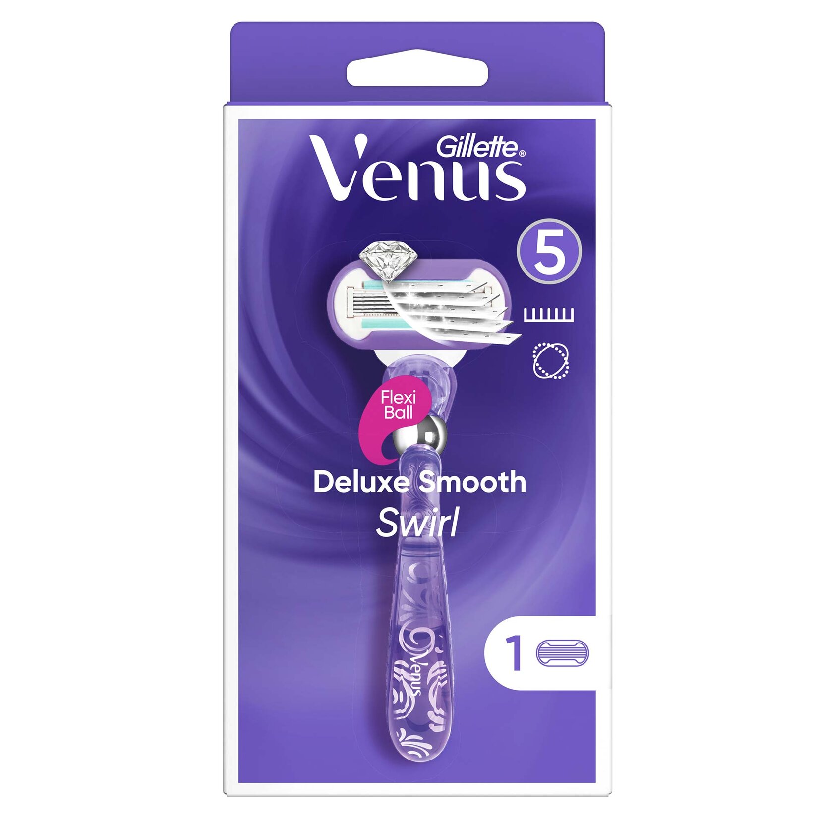 Gillette Venus Extra Smooth Swirl Tıraş Makinesi + Yedek Başlık ürün görseli