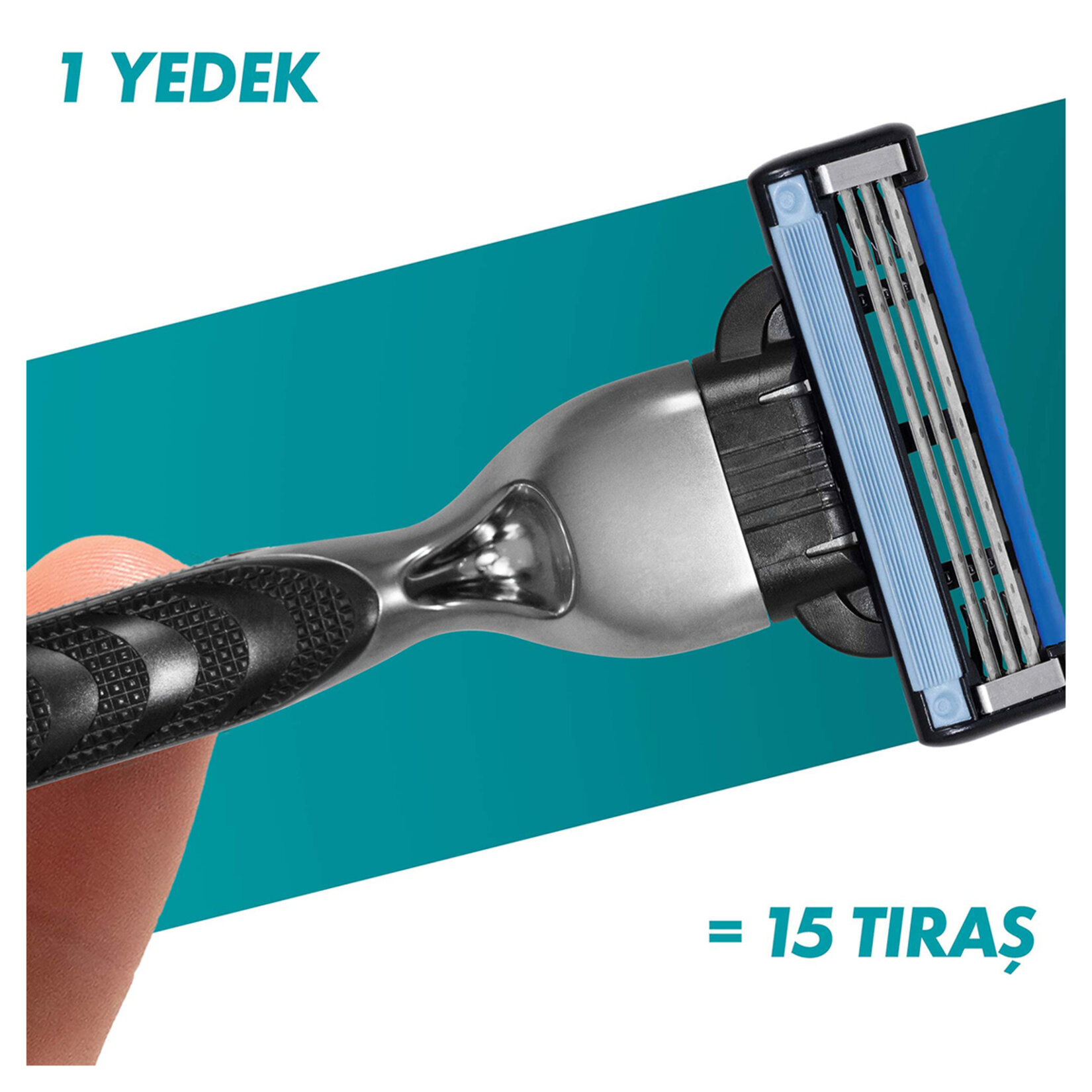 Gillette Mach3 Yedek Tıraş Bıçağı 18 Adet Karton Paket - Görsel 5