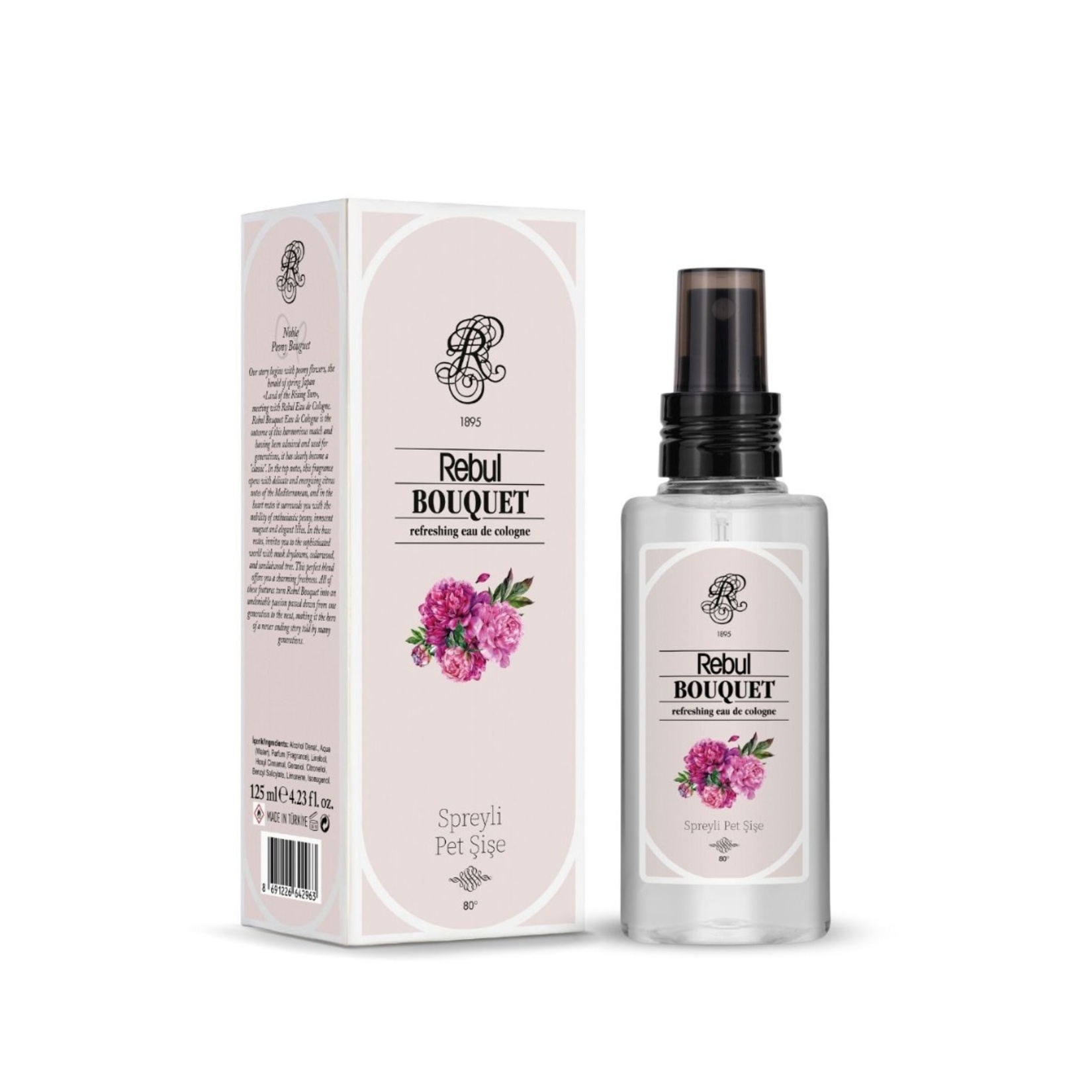 Rebul Bouquet EDC Spreyli Pet Şişe 125 Ml
