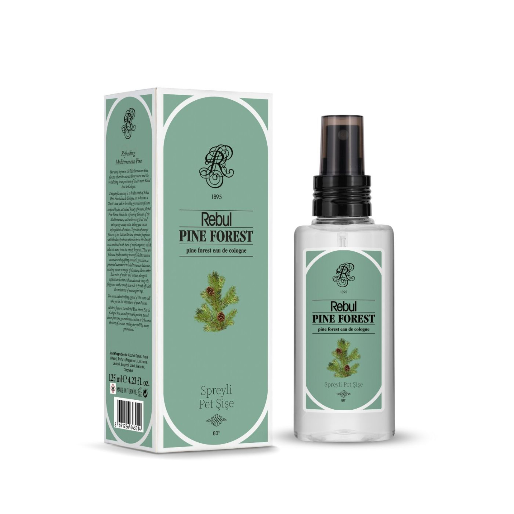 Rebul Pine Forest EDC Spreyli Pet Şişe 125 Ml