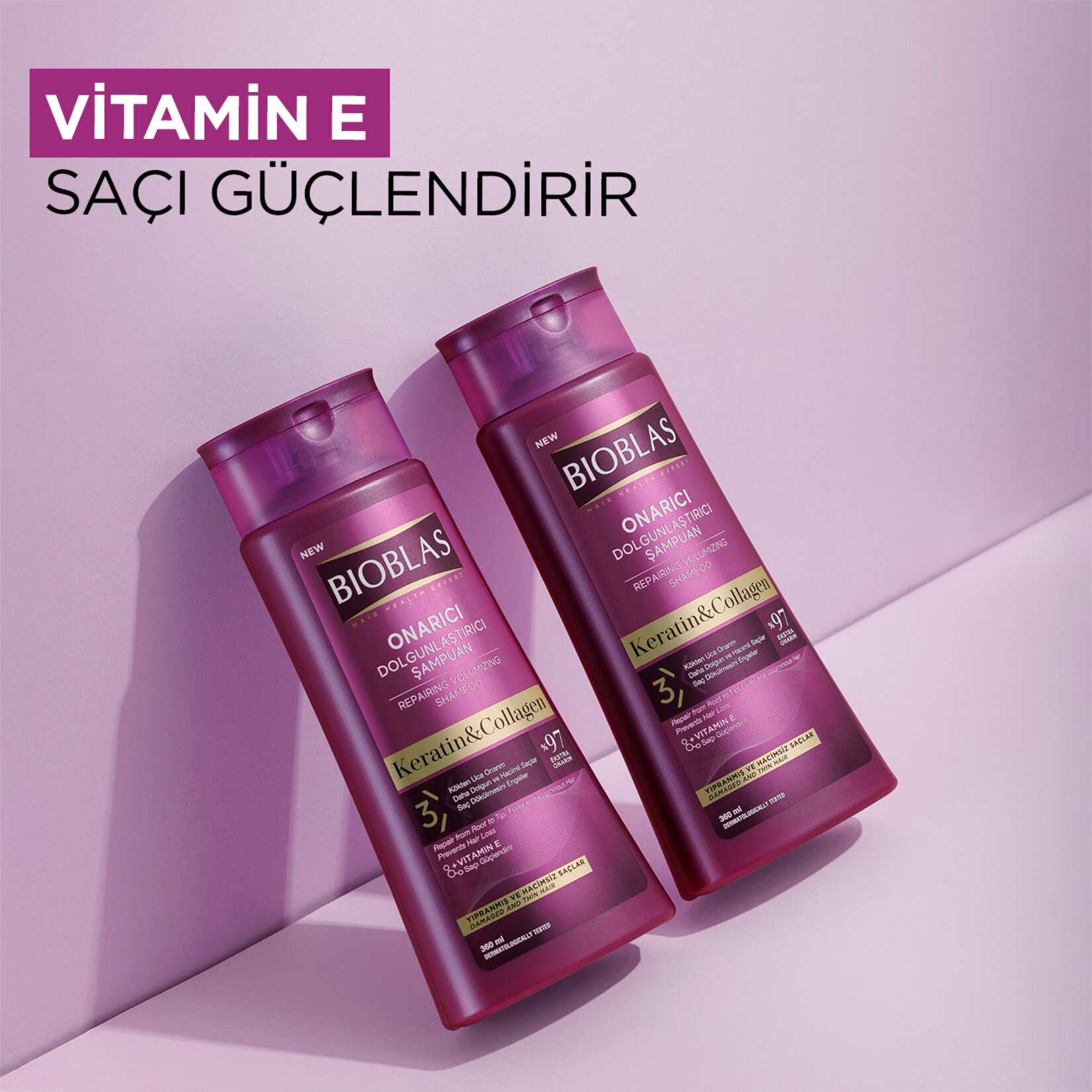 Bioblas Keratin & Kolajen Şampuan 360 Ml - Görsel 4