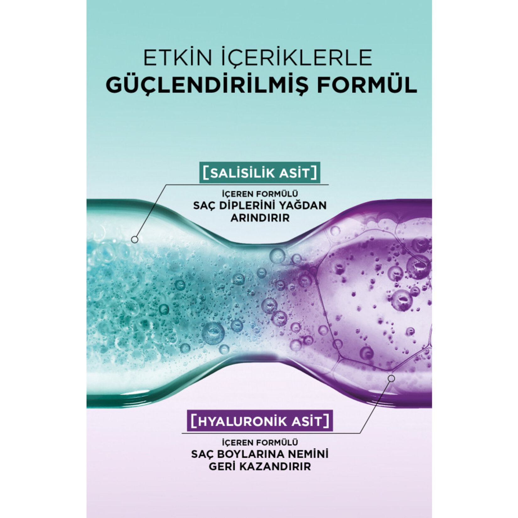 L'Oréal Paris Elseve Hydra [Hyaluronic] Pure Salisilik Asit İçeren Yağlanma Karşıtı Arındırıcı Şampuan 300 Ml - Görsel 3