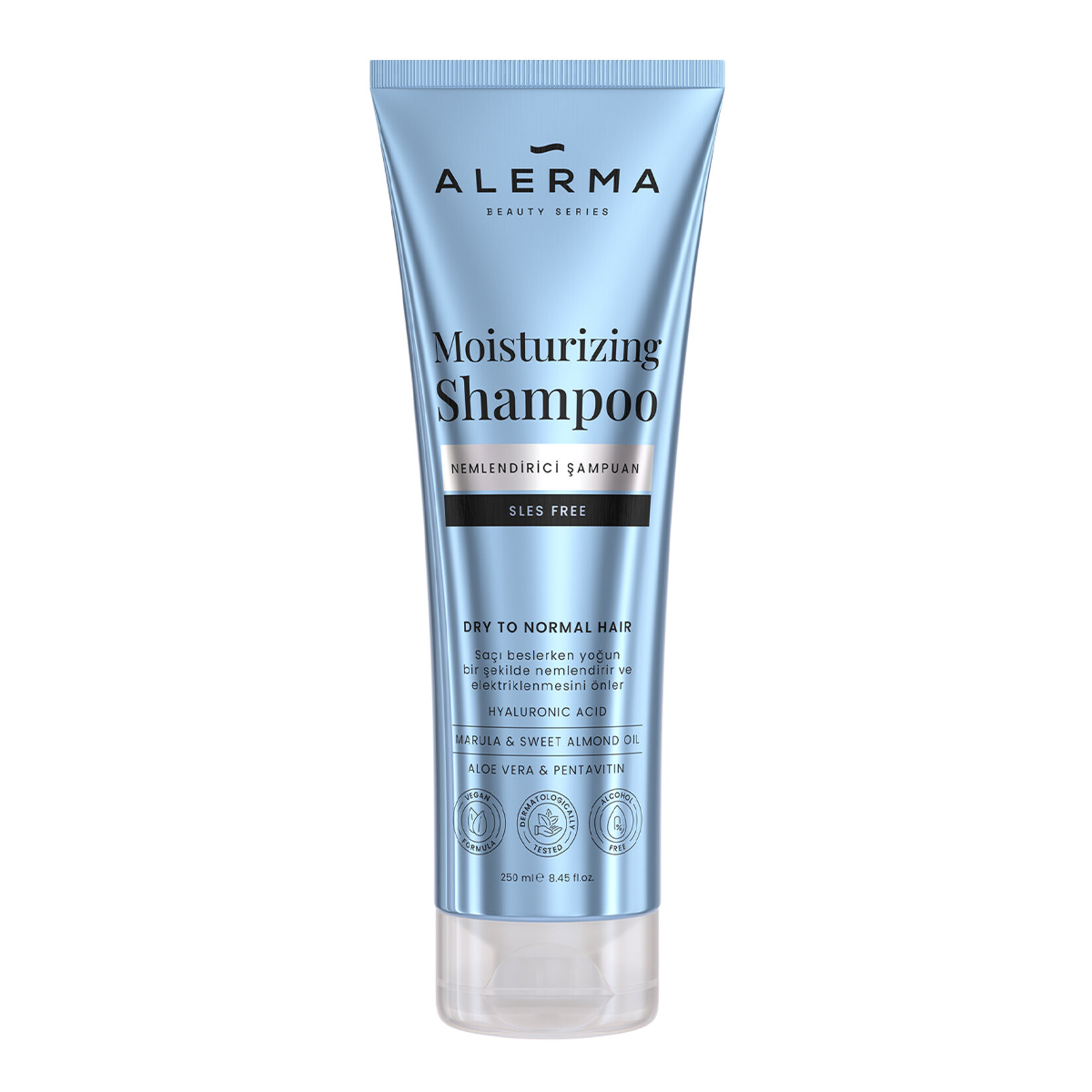 Alerma Kuru Cansız Saçlar İçin Sülfatsız Şampuan 250 Ml