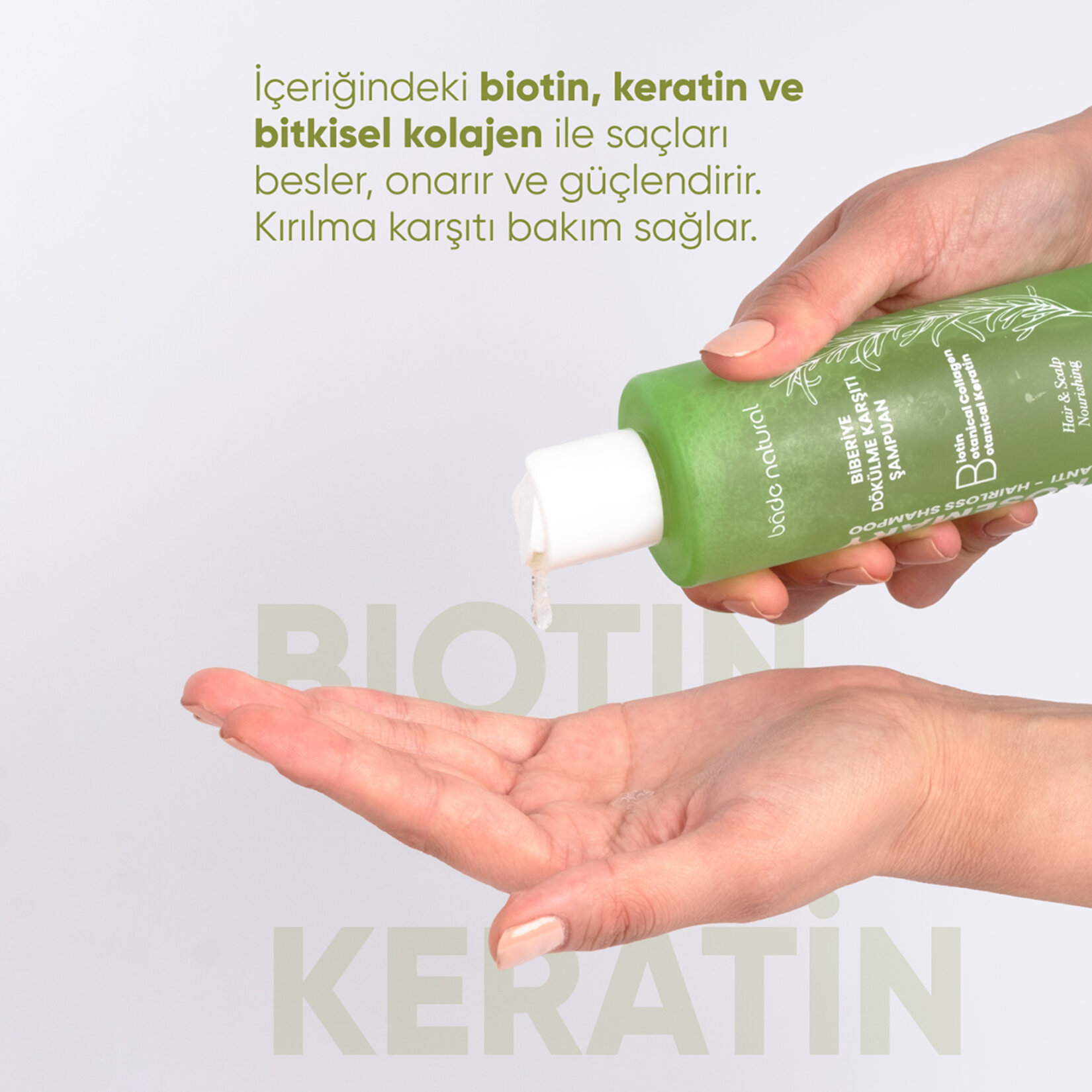 Bade Natural Biberiye Dökülme Karşıtı Şampuanı 200Ml - Görsel 2