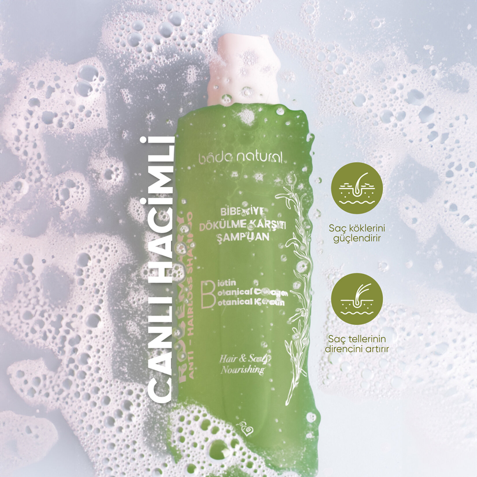 Bade Natural Biberiye Dökülme Karşıtı Şampuanı 200Ml - Görsel 5