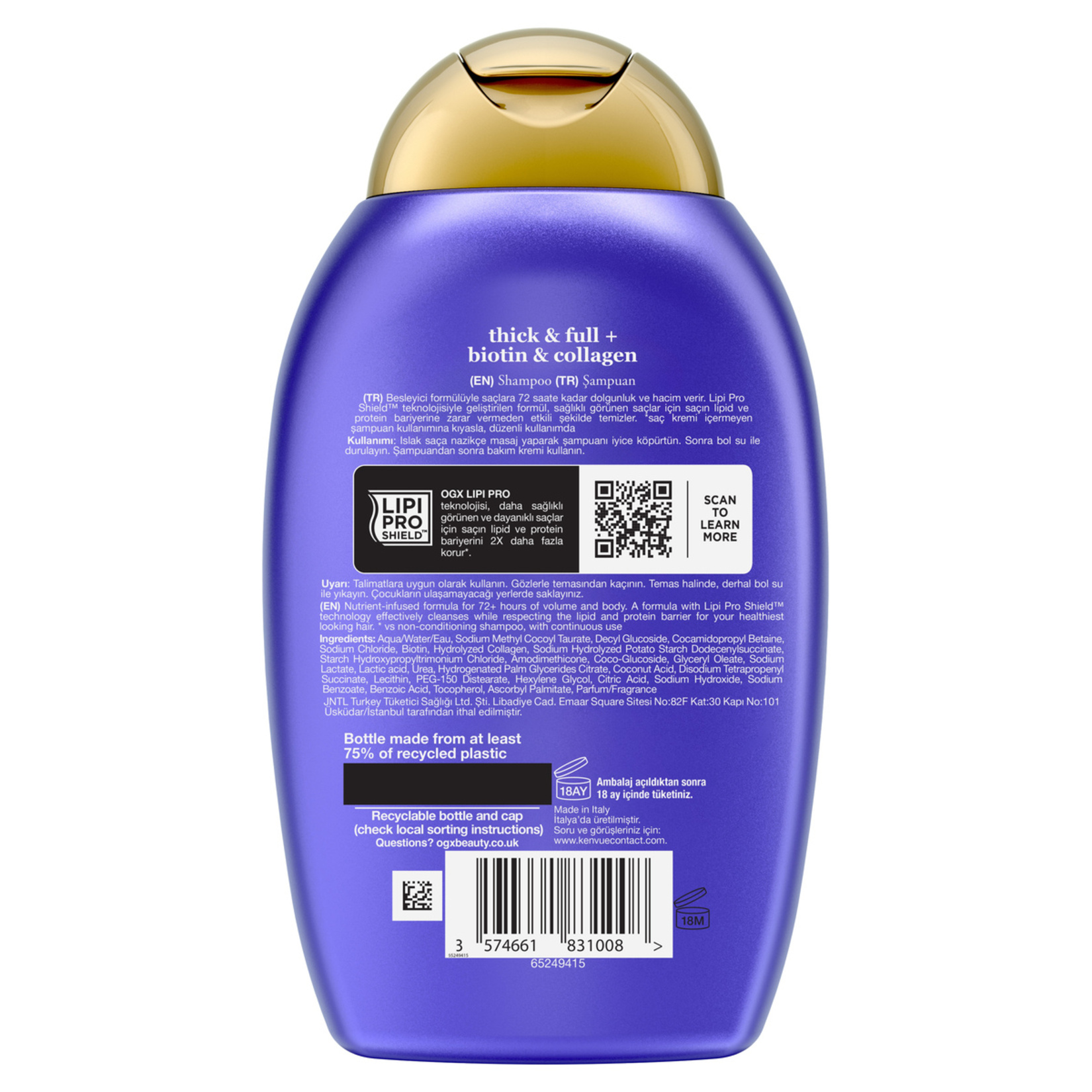 Ogx Biotin & Collagen Şampuan 385 Ml - Görsel 2