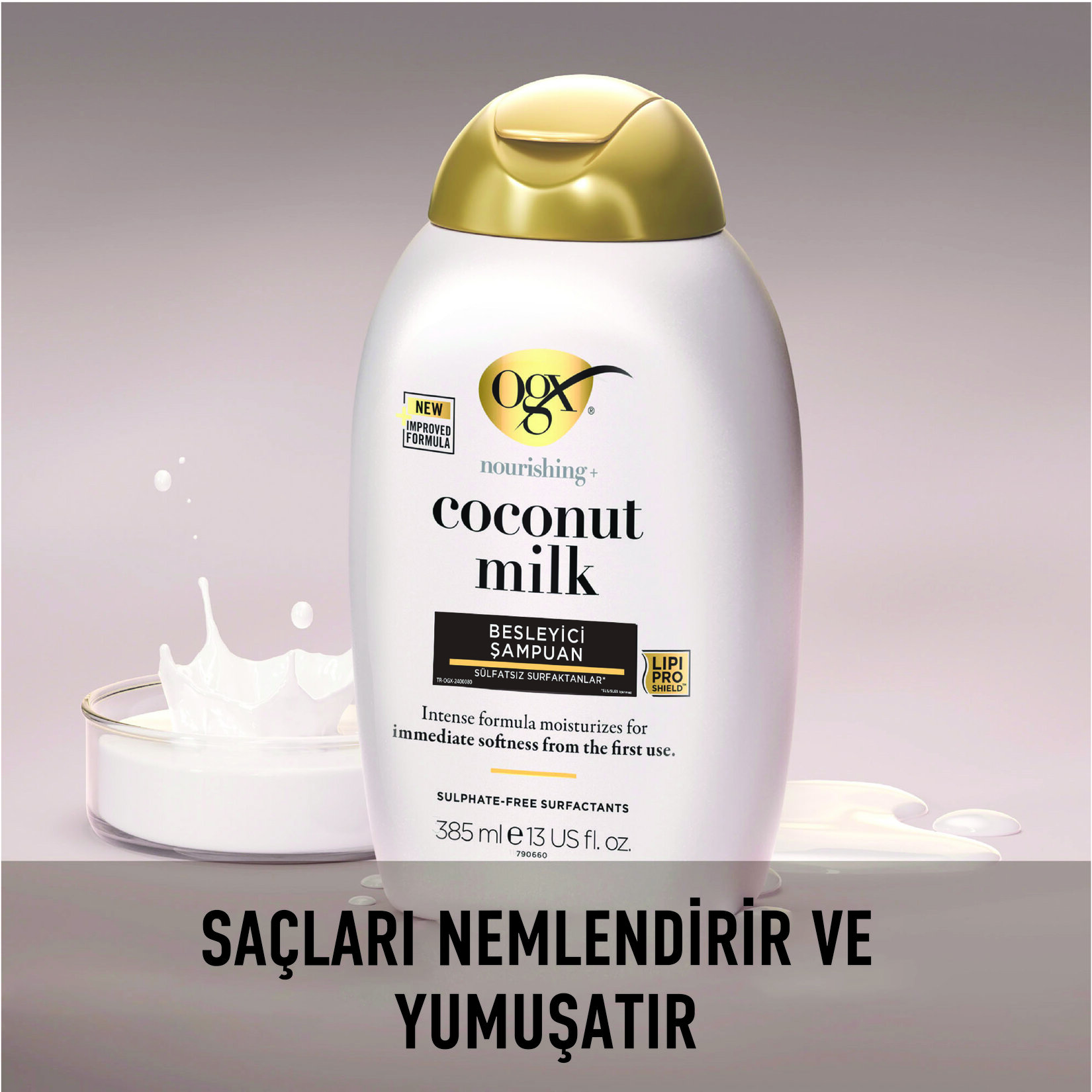 Ogx Coconut Milk Besleyici Şampuan 385 Ml - Görsel 5