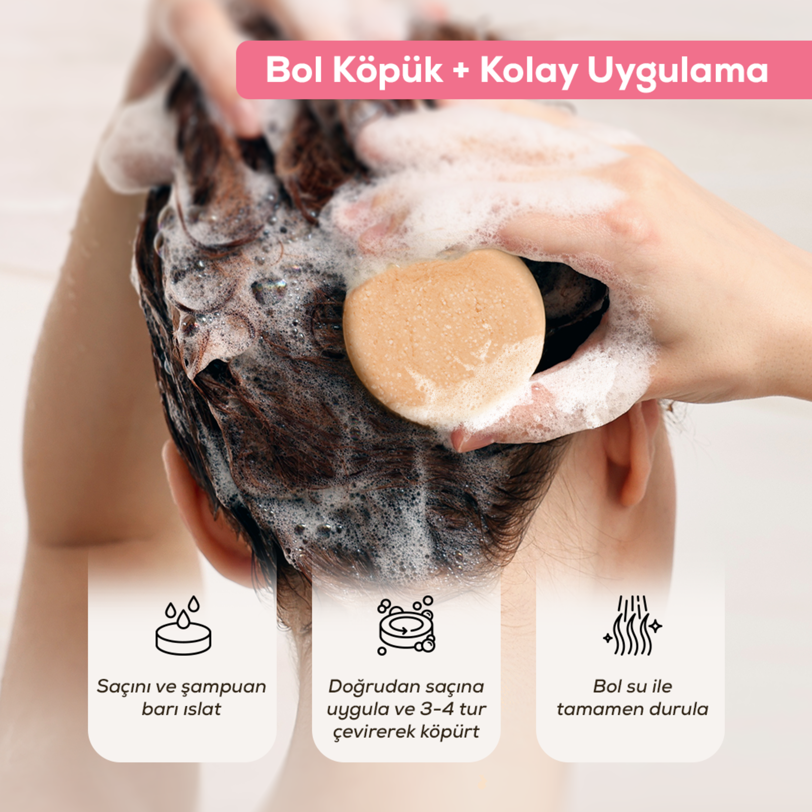Krijen Karanfil & Kantaron Katı Şampuan 100 G - Görsel 3