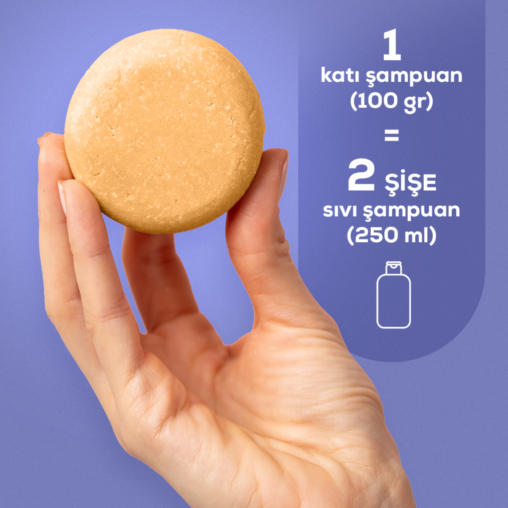 Krijen Argan & Lavanta Katı Şampuan 100 G - Görsel 3