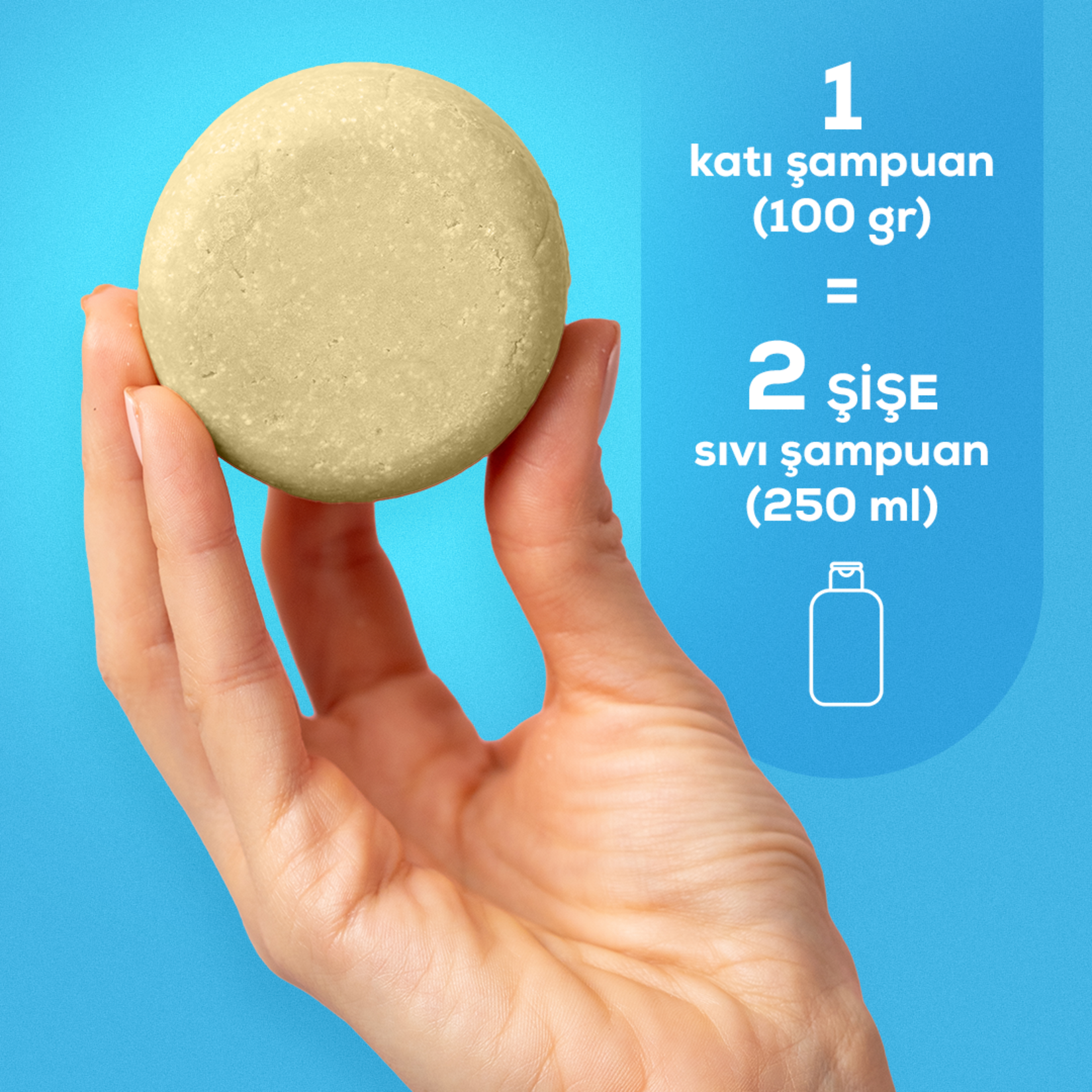 Krijen Deniz Tuzu & Okaliptus Katı Şampuan 100 G - Görsel 4