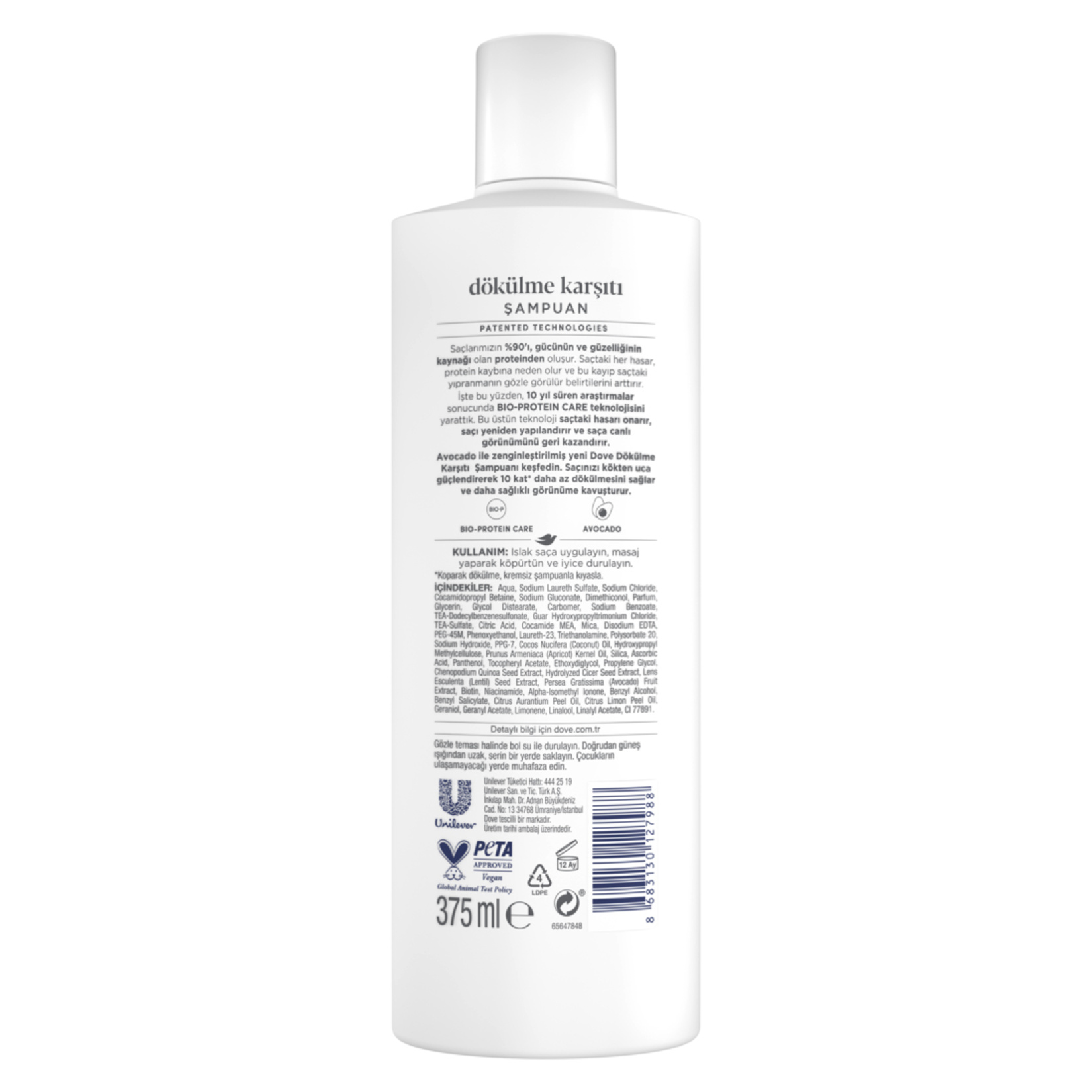Dove Şampuan Dökülme Karşıtı 375 Ml - Görsel 2
