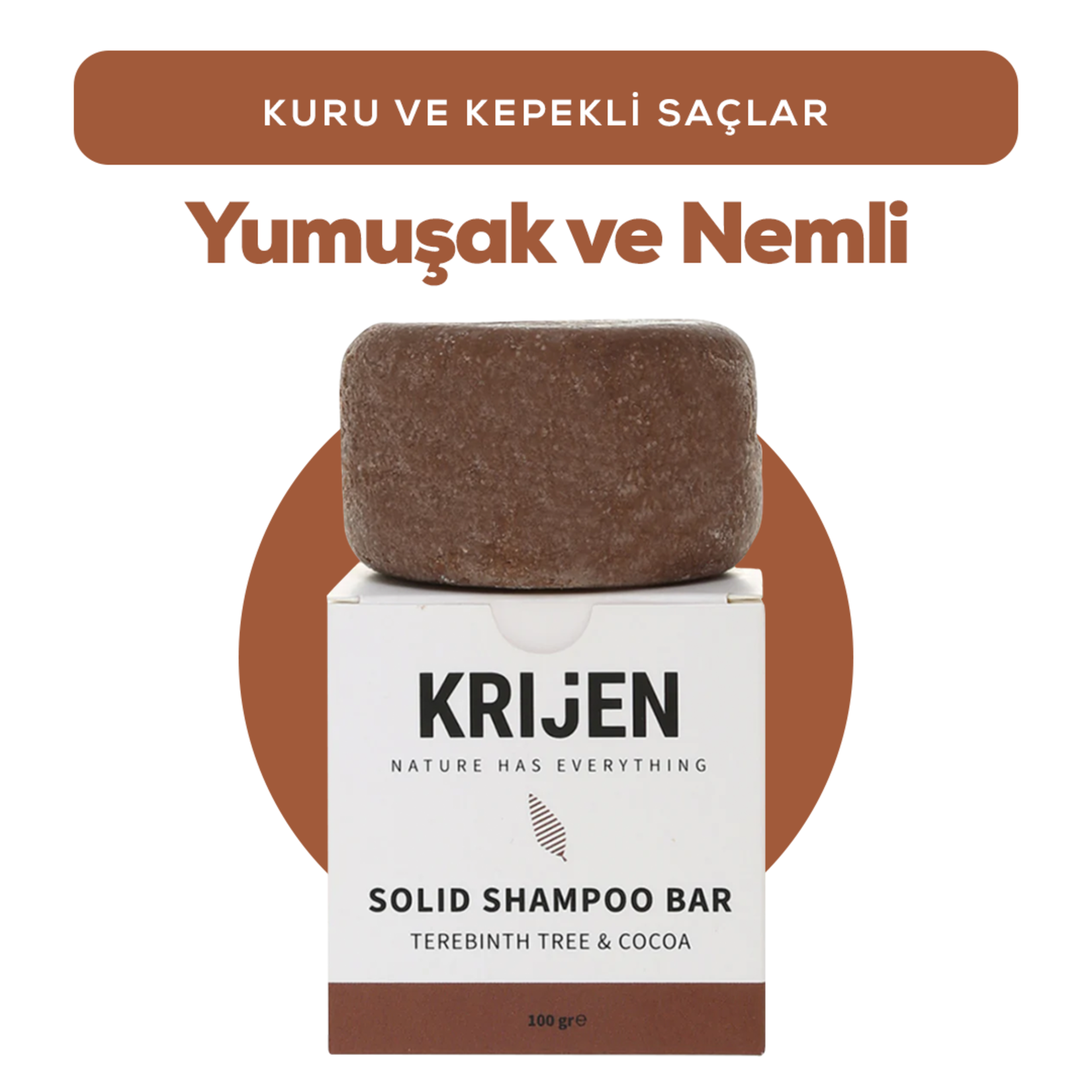 Krijen Bıttım & Kakao Katı Şampuan 100 G - Görsel 6