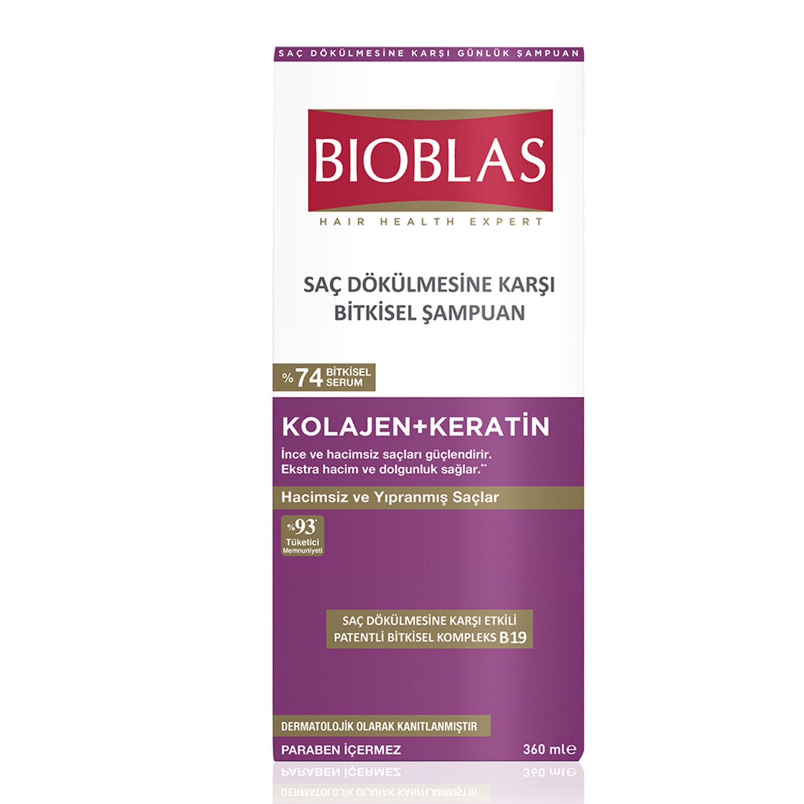 Bioblas Kolajen + Keratin Şampuanı 360 Ml - Görsel 1