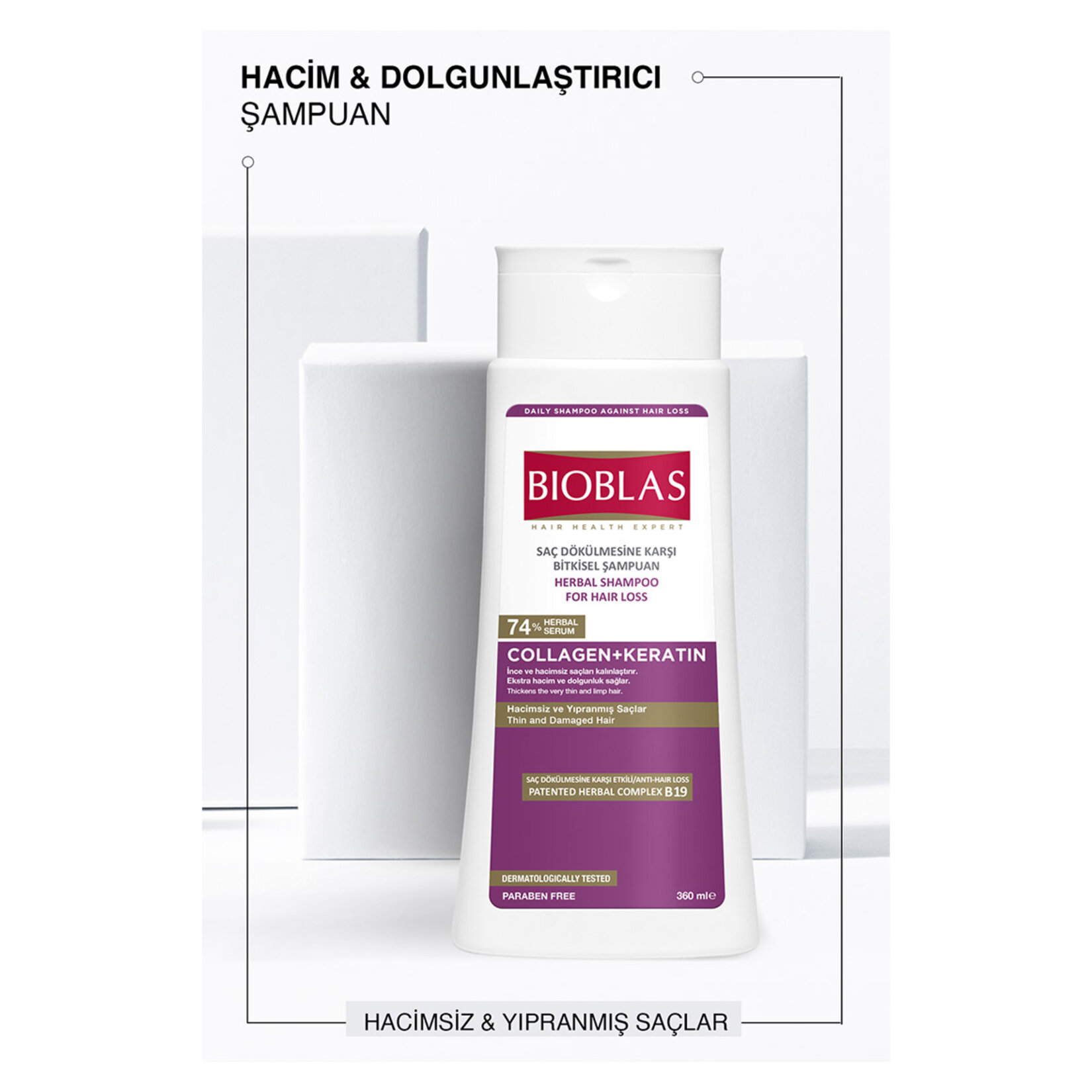 Bioblas Kolajen + Keratin Şampuanı 360 Ml - Görsel 2