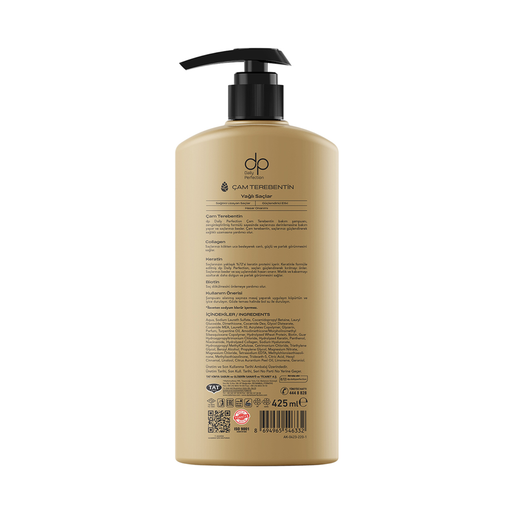 Dp Daily Perfection Çam Terebentin Şampuan 425 Ml - Görsel 2