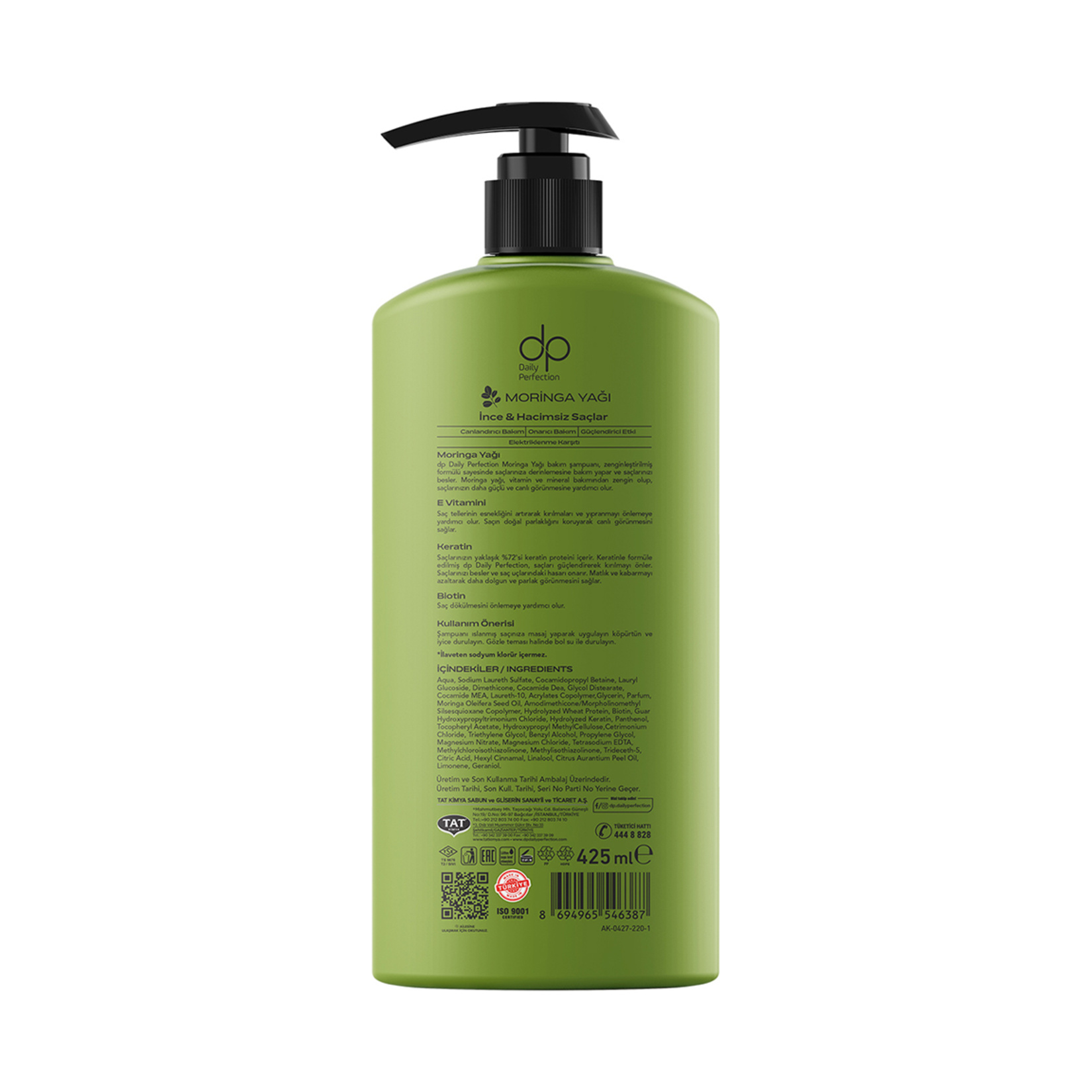 Dp Daily Perfection Moringa Şampuan 425 Ml - Görsel 2