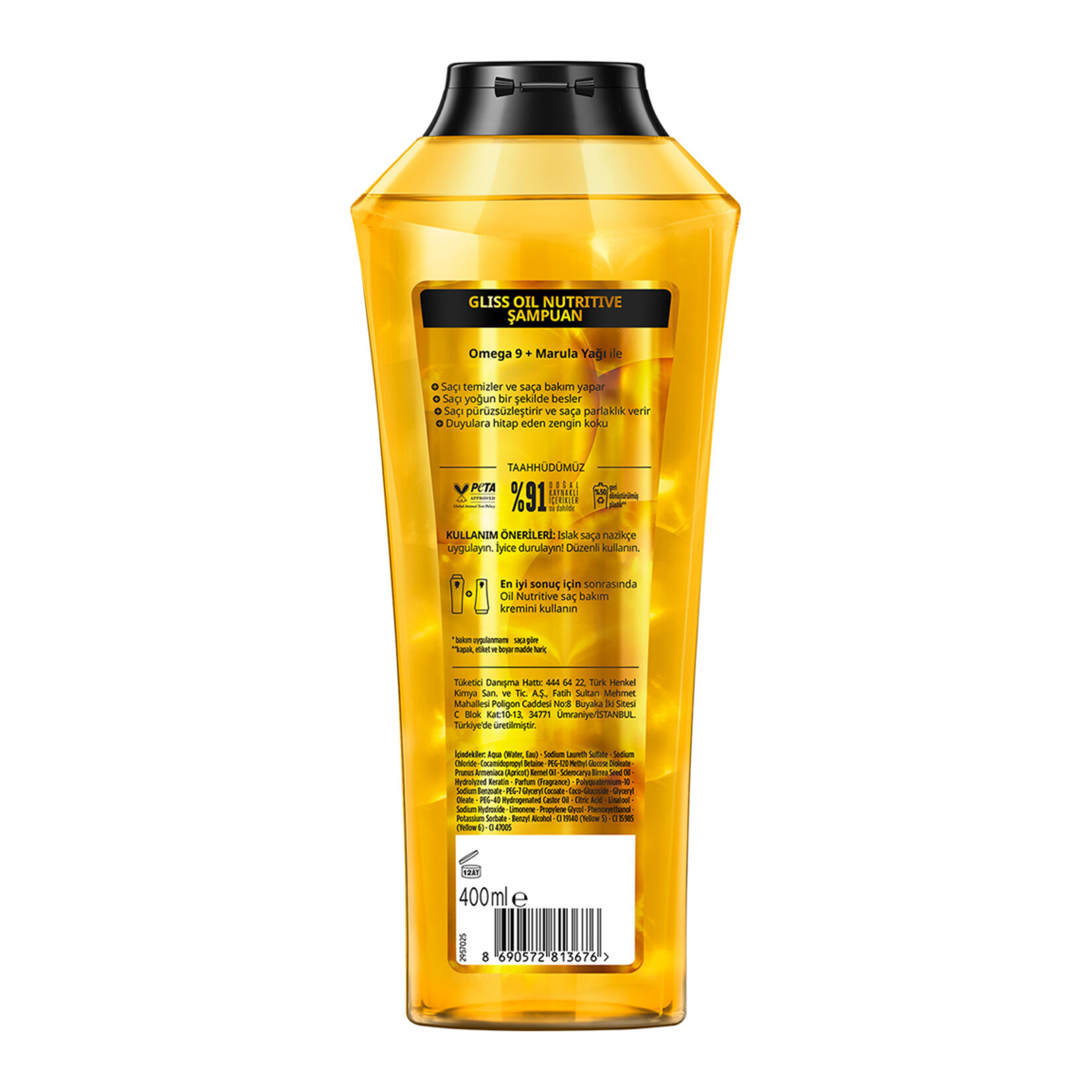 Gliss Oil Nutritive Şampuan 400 Ml - Görsel 2