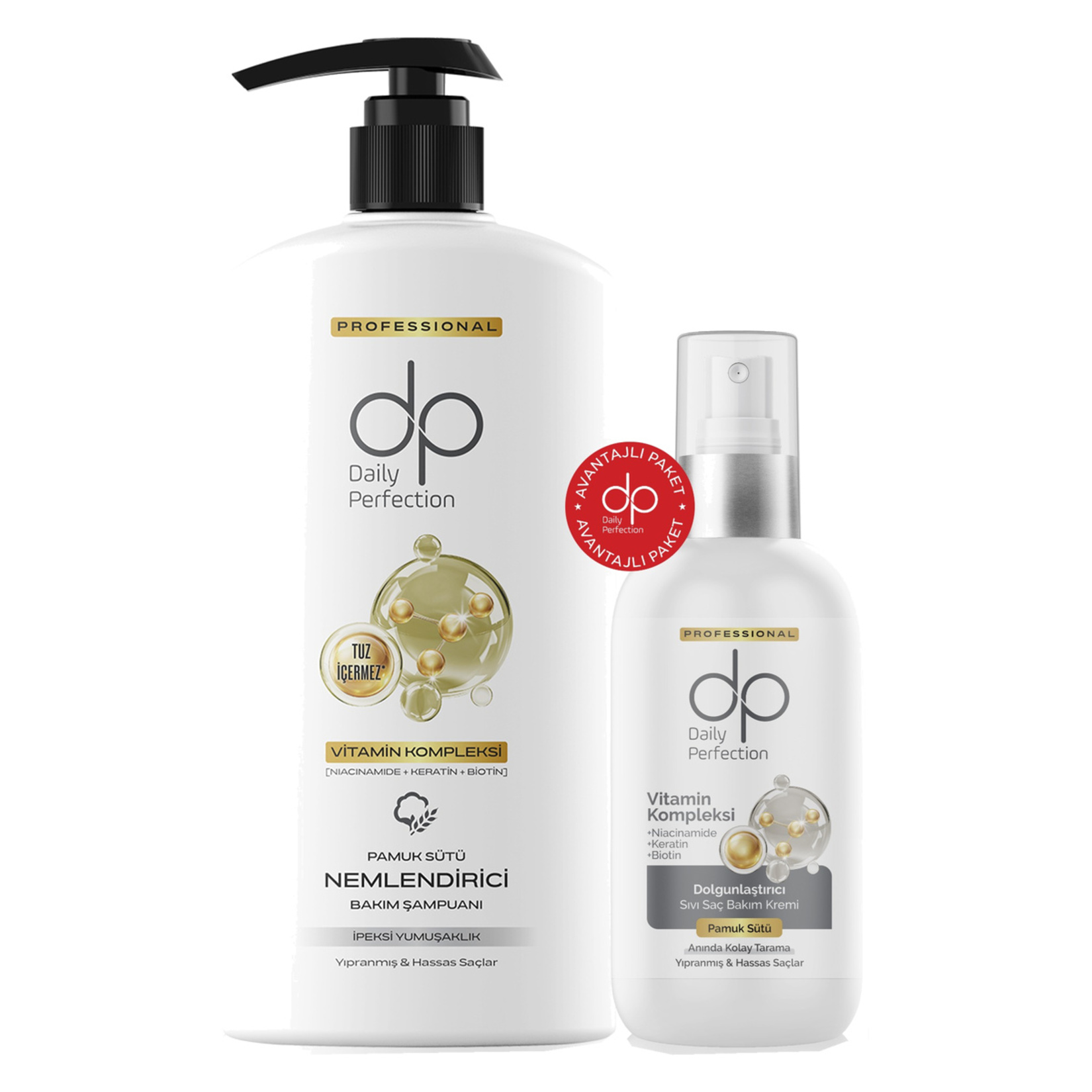 Dp Daily Perfection Şampuan 425 Ml + Saç Kremi 200 Ml
