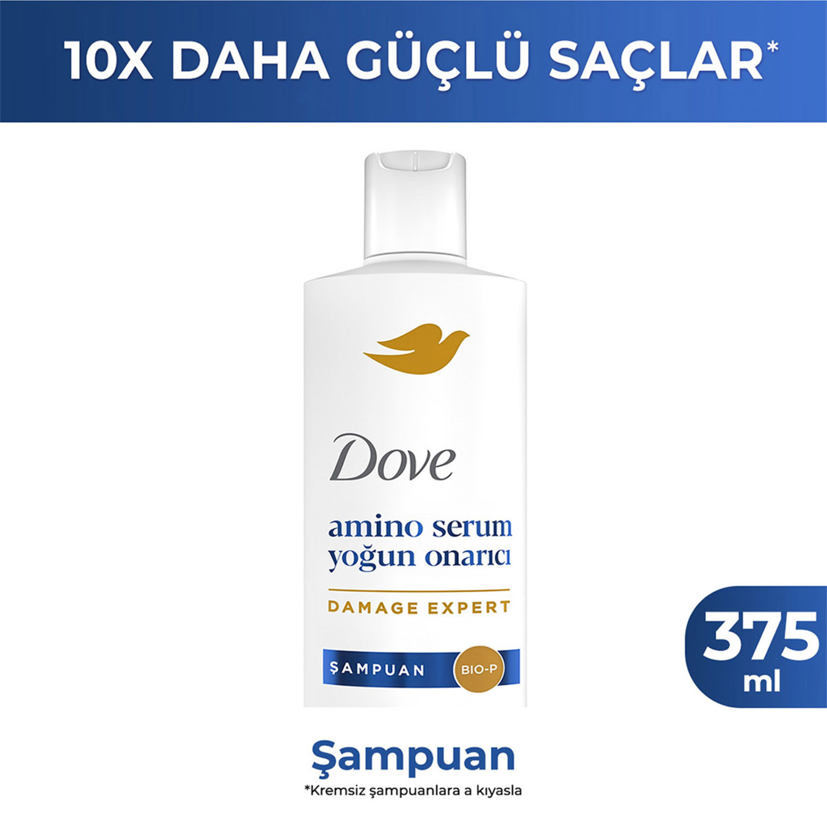 Dove Şampuan Amino Serum Yoğun Onarıcı 375 Ml - Görsel 2