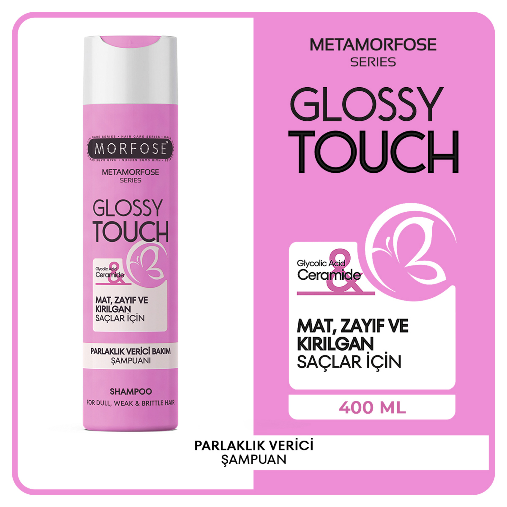 Morfose Metamorfose Parlaklık Verici Şampuan 400 Ml - Görsel 2