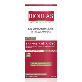Bioblas Sağlıklı Uzama Etkili Şampuan 360 Ml