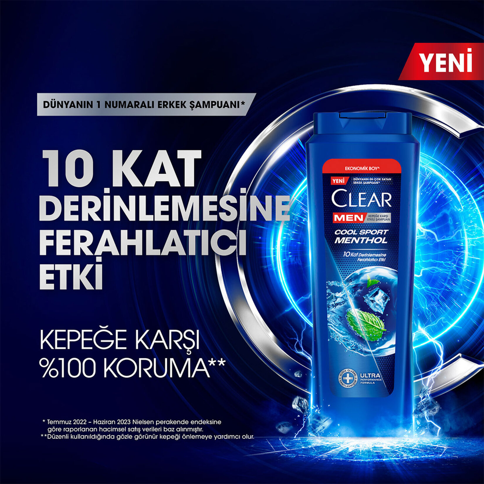 Clear Men Erkek Şampuan Kepeğe Karşı Etkili 600 Ml - Görsel 3