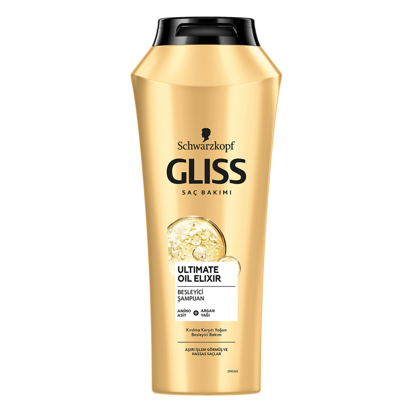 Gliss Ultimate Oil Elixir Besleyici Şampuan - Aminoasit ve Argan Yağı ile 500 ml - Görsel 1
