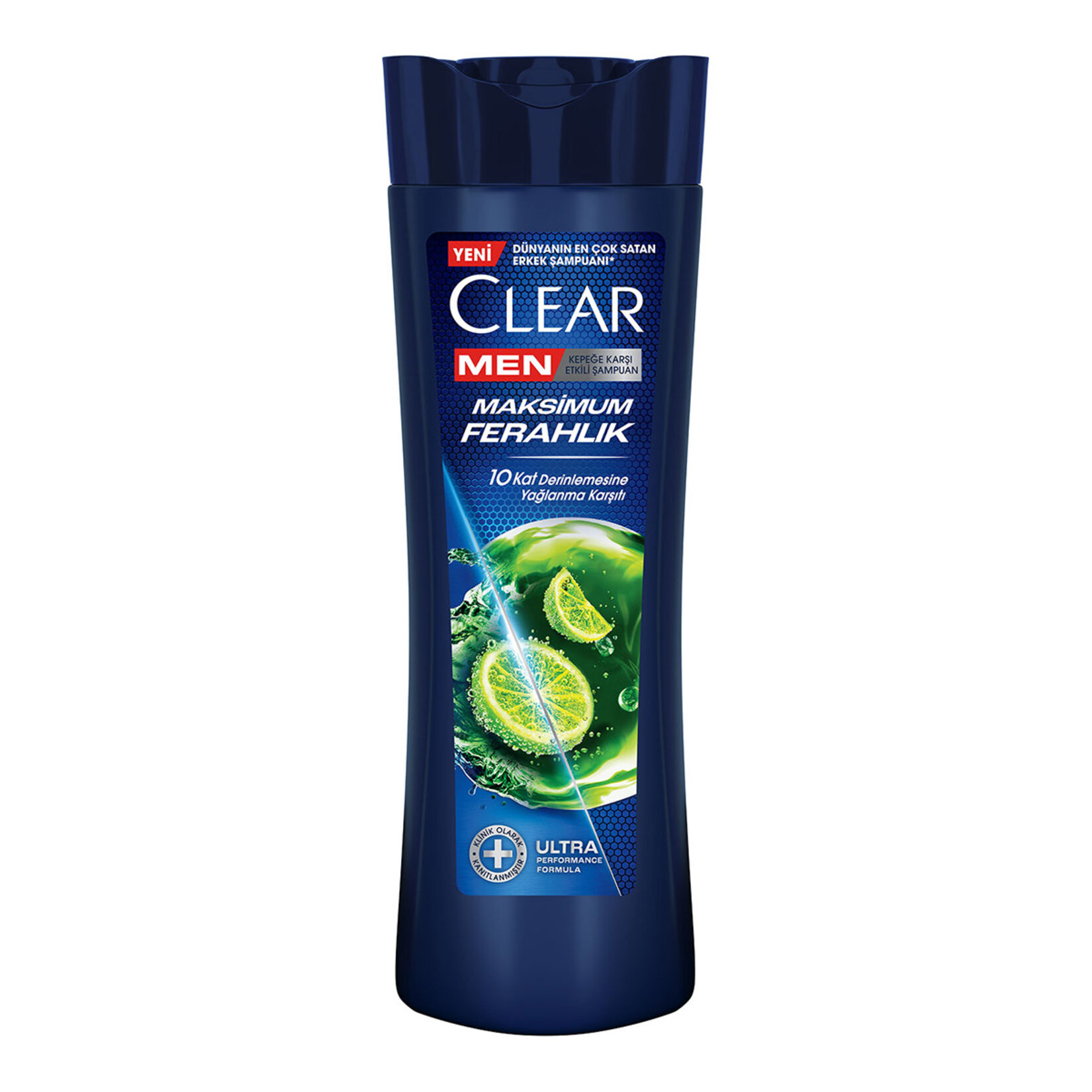 Clear Men Kepeğe Karşı Etkili Şampuan Maksimum Ferahlık Yağlı Saç Derisi İçin Limon Özlü 350 ml - Görsel 1
