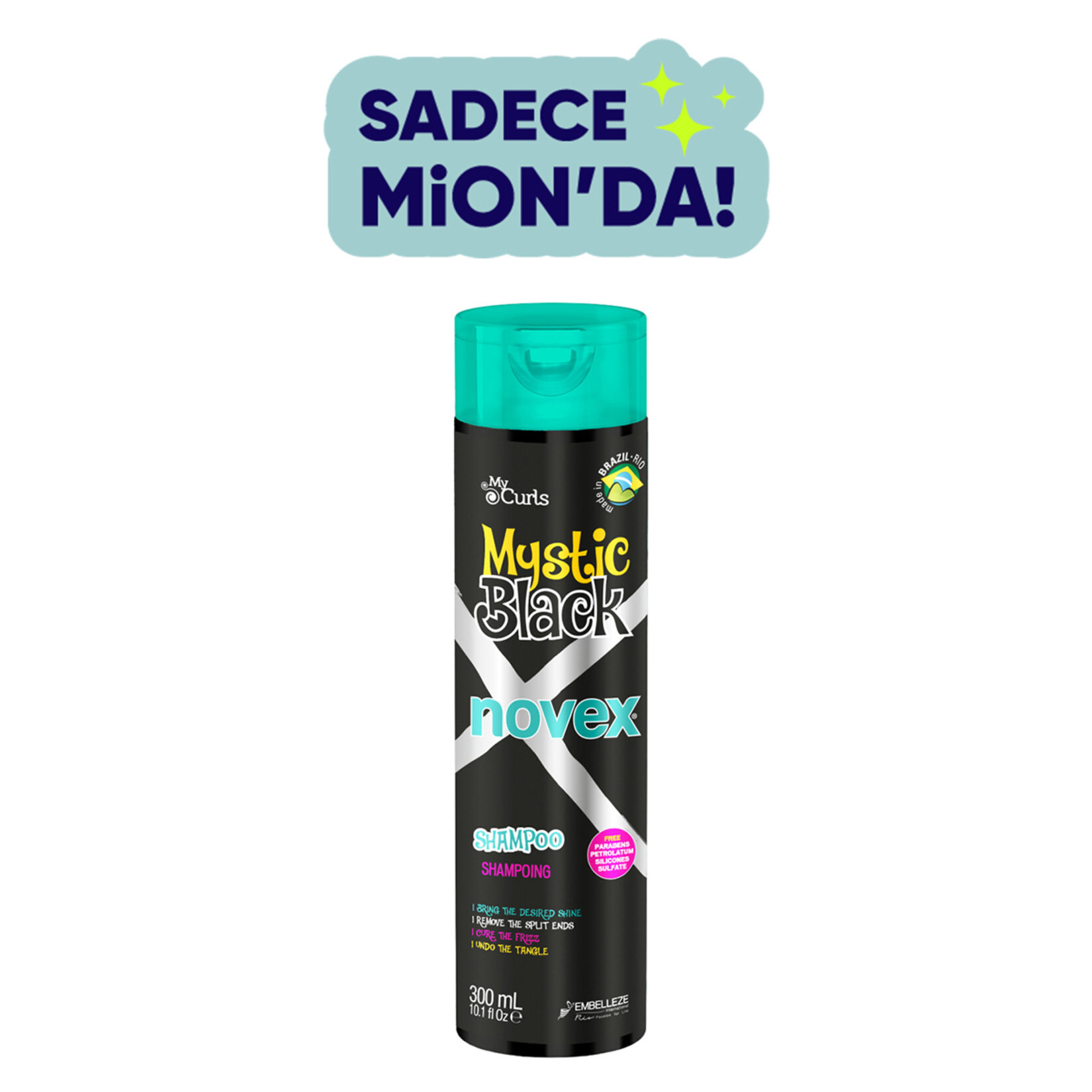 Novex Mystıc Black Baobab Yağlı Şampuan 300 Ml