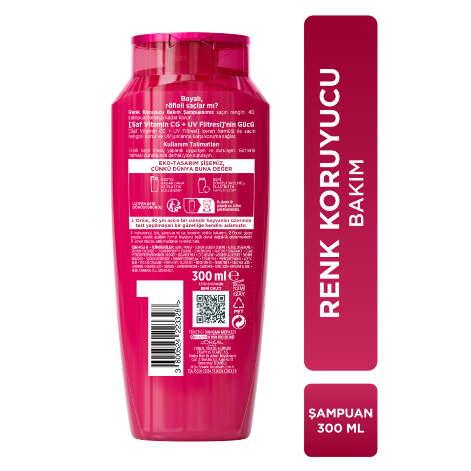 L'Oréal Paris Elseve Colorvive Renk Koruyucu Bakım Şampuanı 360 Ml - Görsel 8
