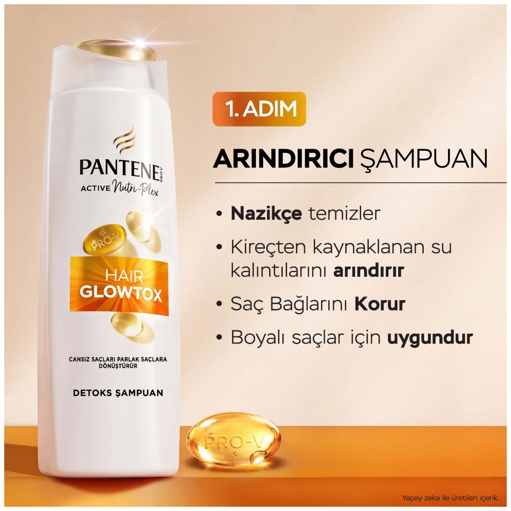 Pantene Glowtox Şampuan 400 Ml - Görsel 4