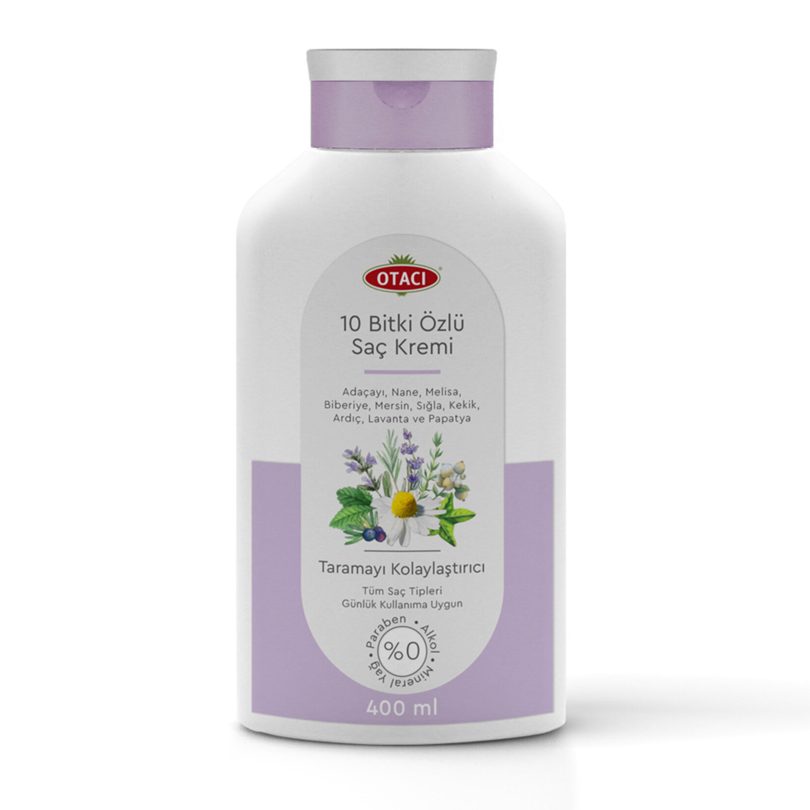 Otacı 10 Bitki Özlü Tarama Kolaylaştırıcı Saç Kremi 400Ml