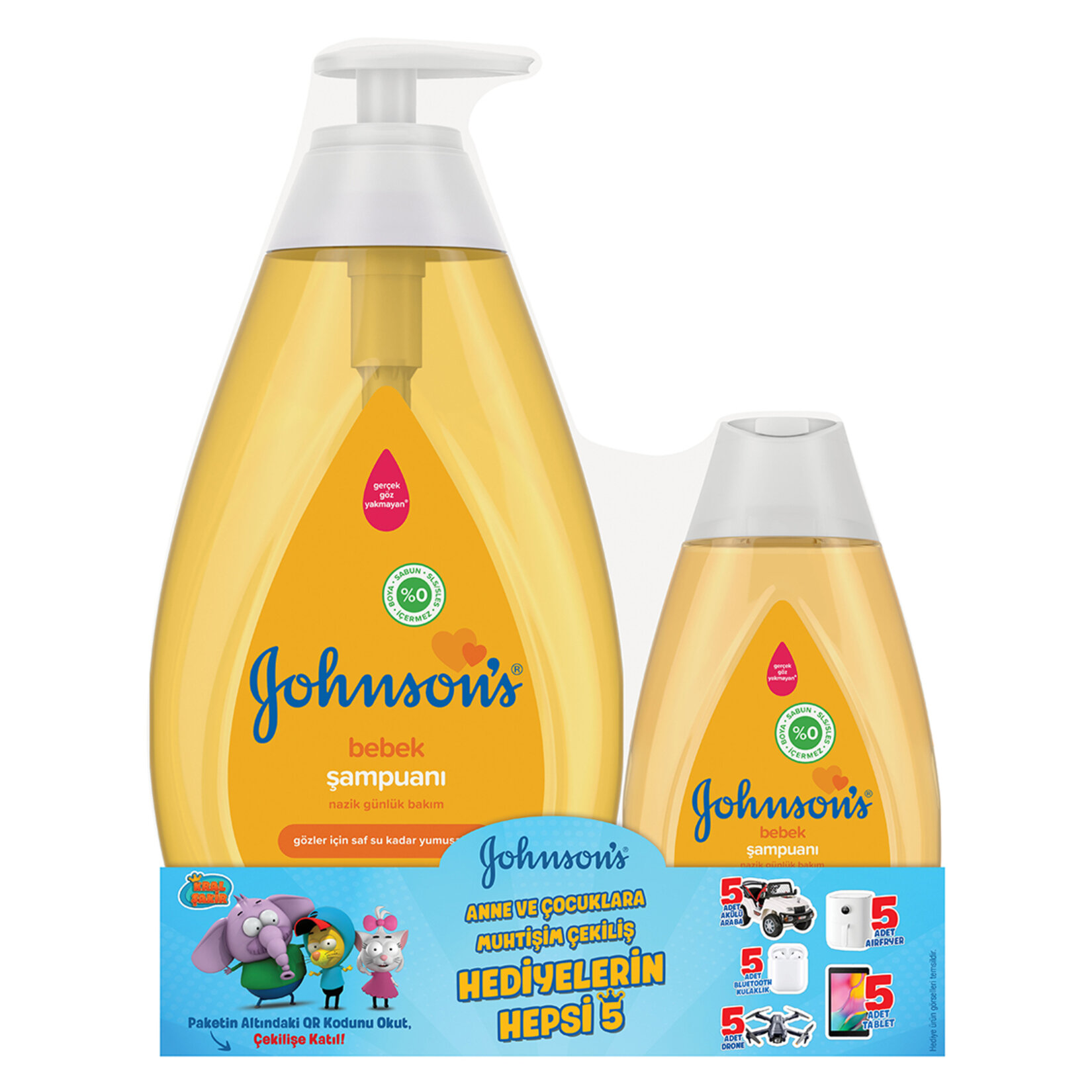 Johnson’s Baby Şampuan 750 Ml + 200 Ml Avantaj Paketi