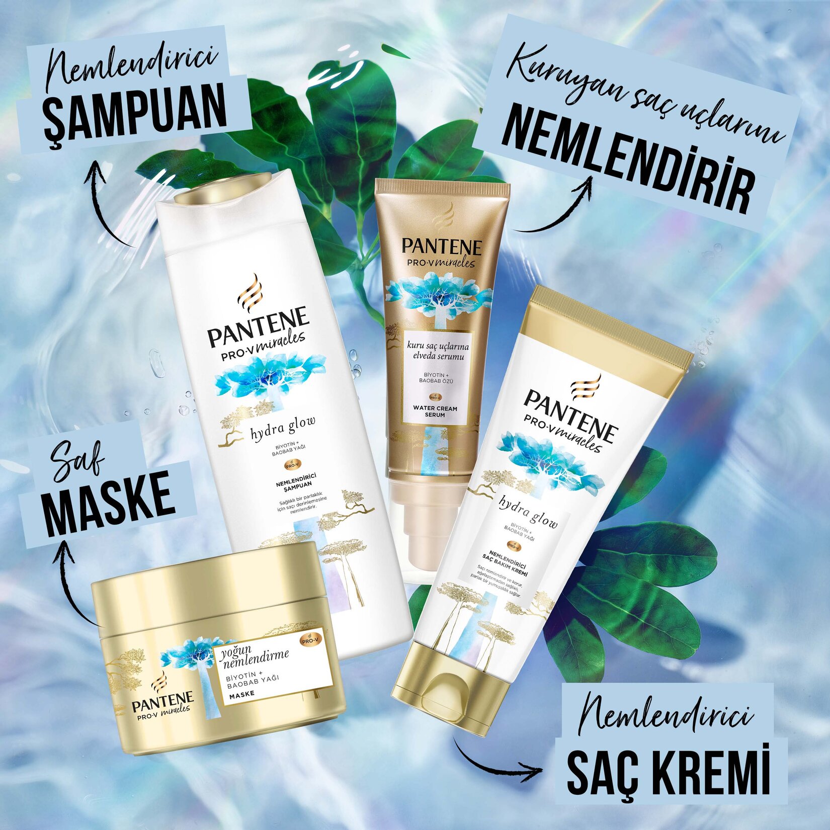 Pantene Miracles Hydra Glow Şampuan 350 Ml - Görsel 2