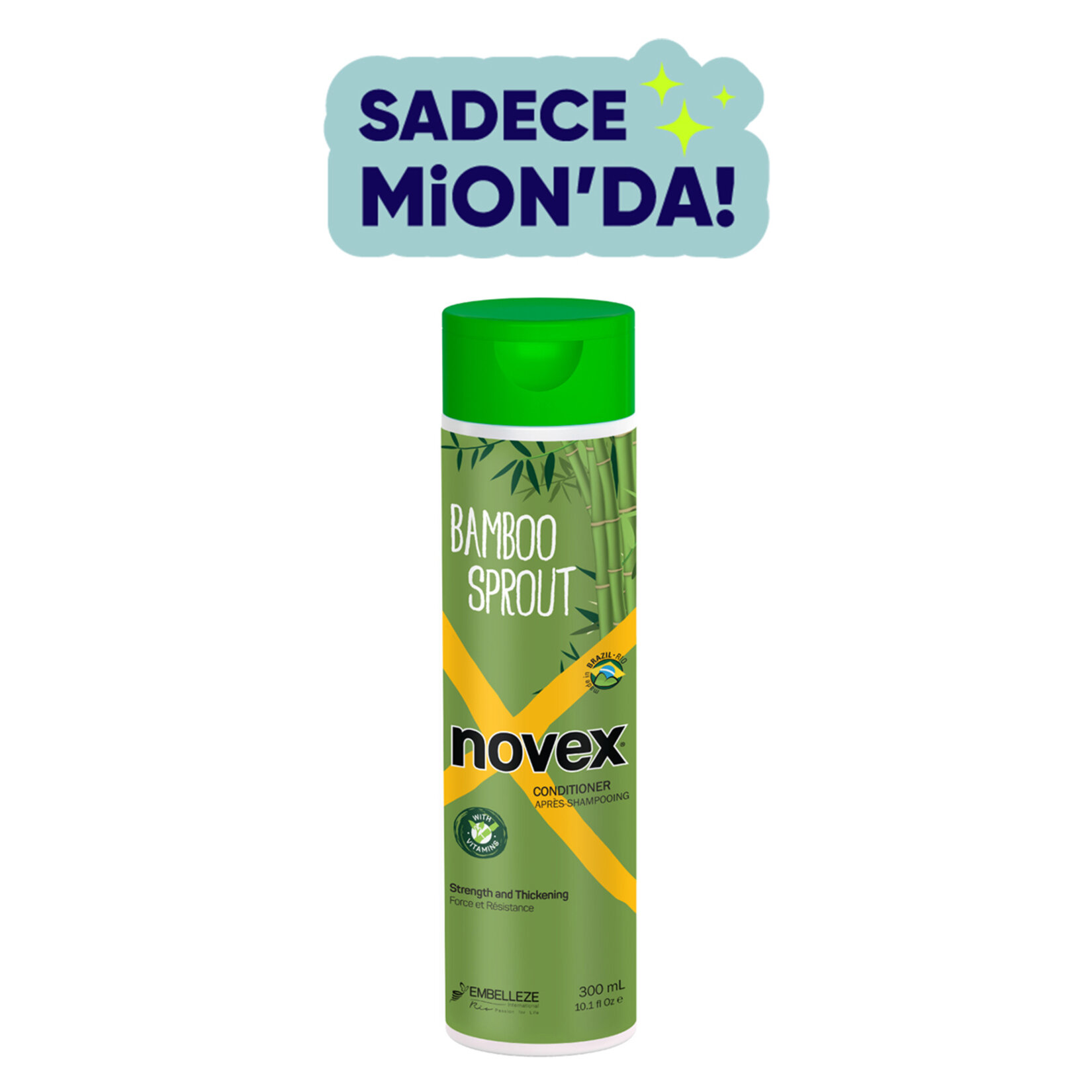 Novex Bamboo Zayıf Saçlar İçin Saç Kremi 300 Ml - Görsel 1