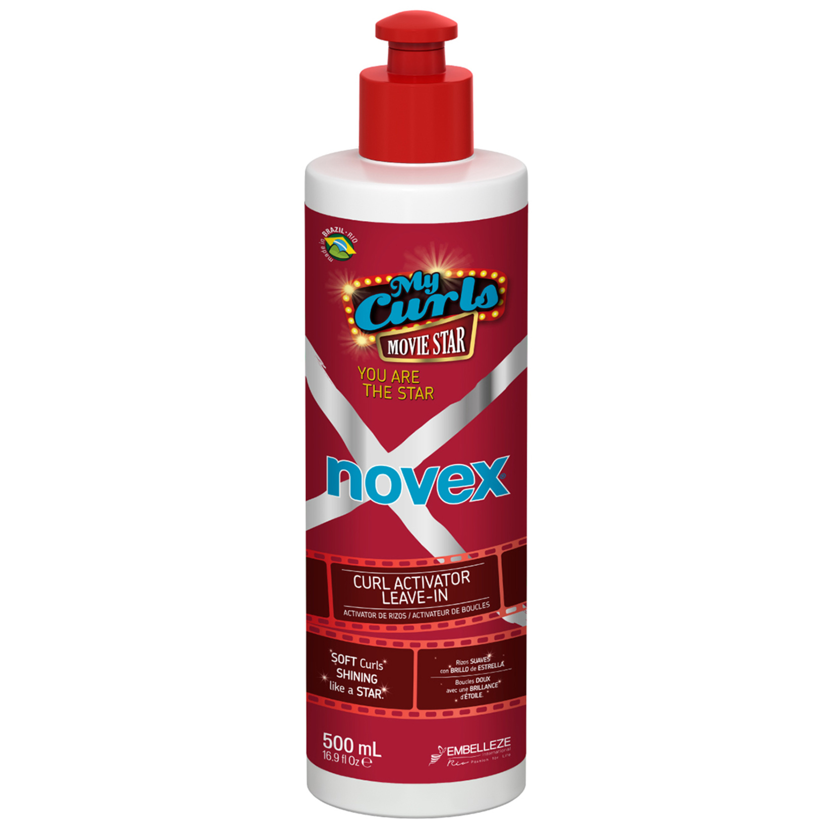 Novex My Curls Movie Star Durulanmayan Saç Kremi 500 Ml - Görsel 1