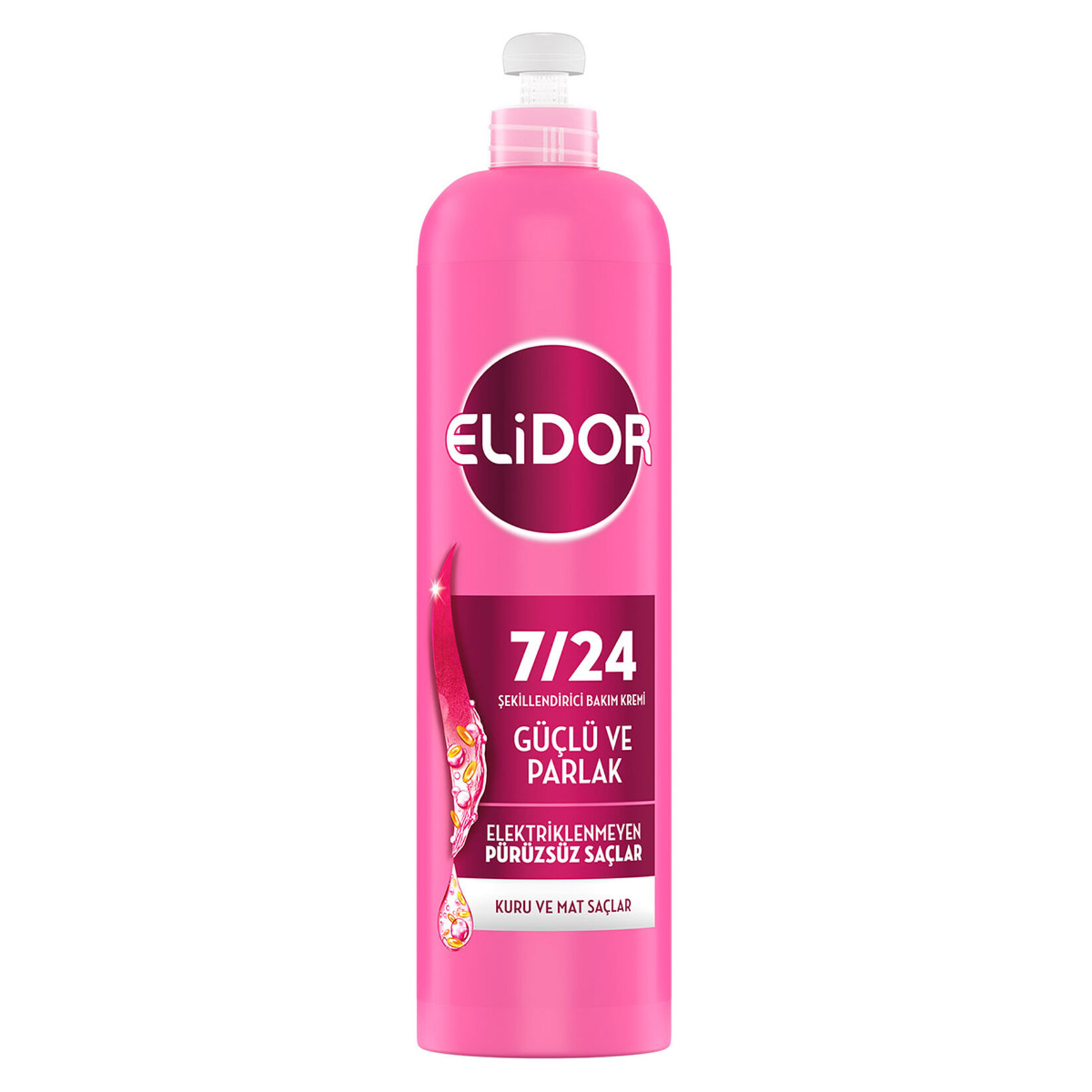 Elidor 7/24 Elektriklenme Önyelici Kuru Mat Saçlar 240 Ml - Görsel 1