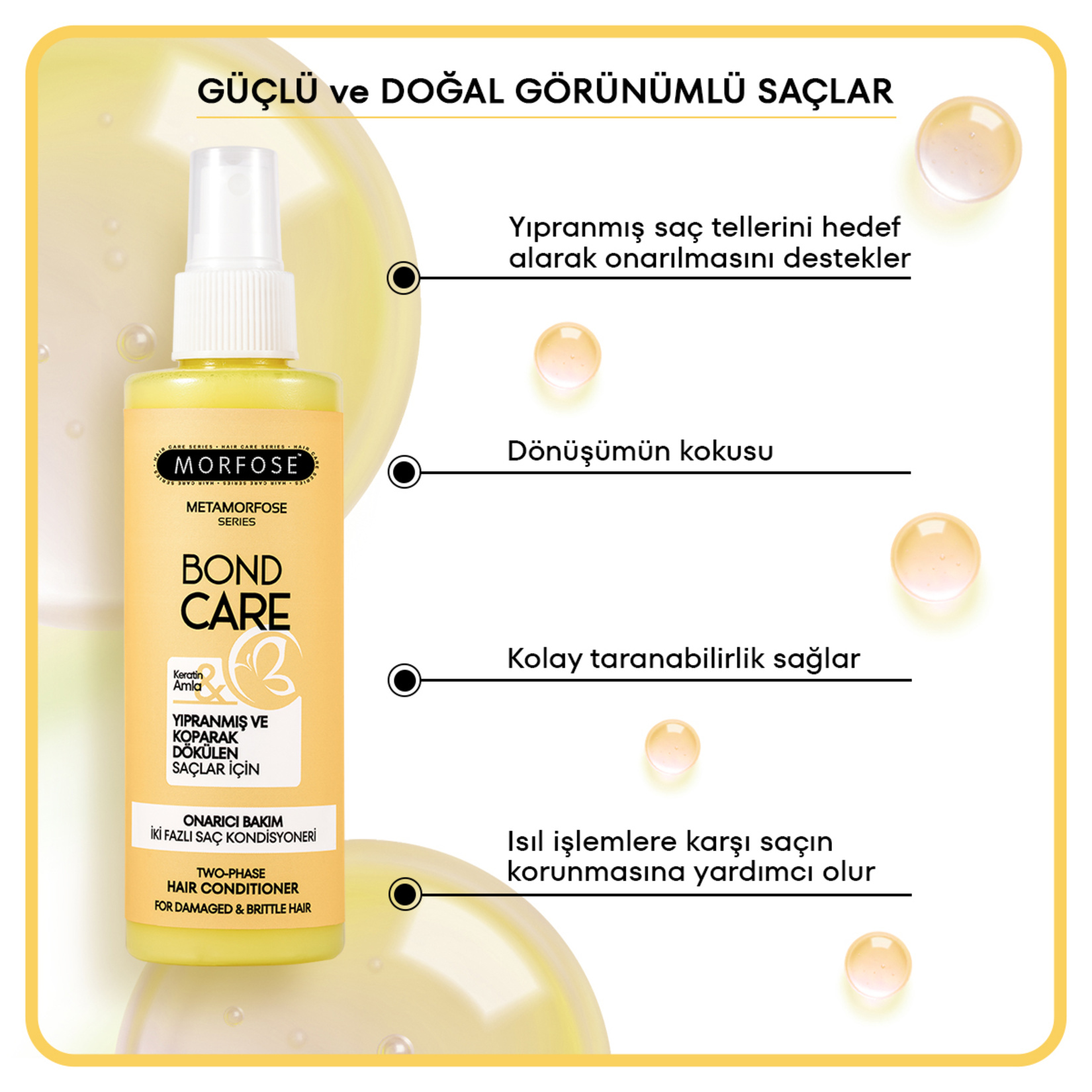 Morfose Metamorfose Onarıcı Bakım Saç Kondisyoneri 200 Ml - Görsel 3