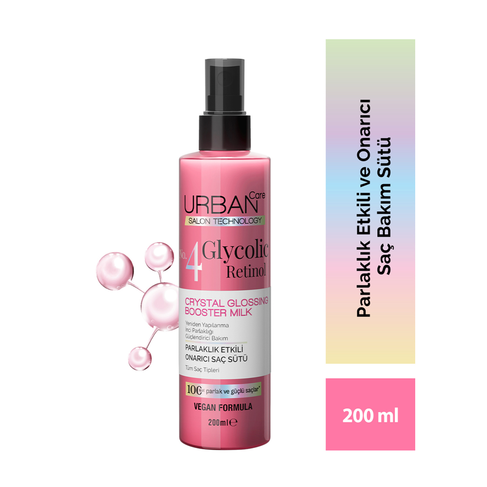 Urban Care No.4 Glycolic Retinol Saç Bakım Sütü 200 Ml - Görsel 2