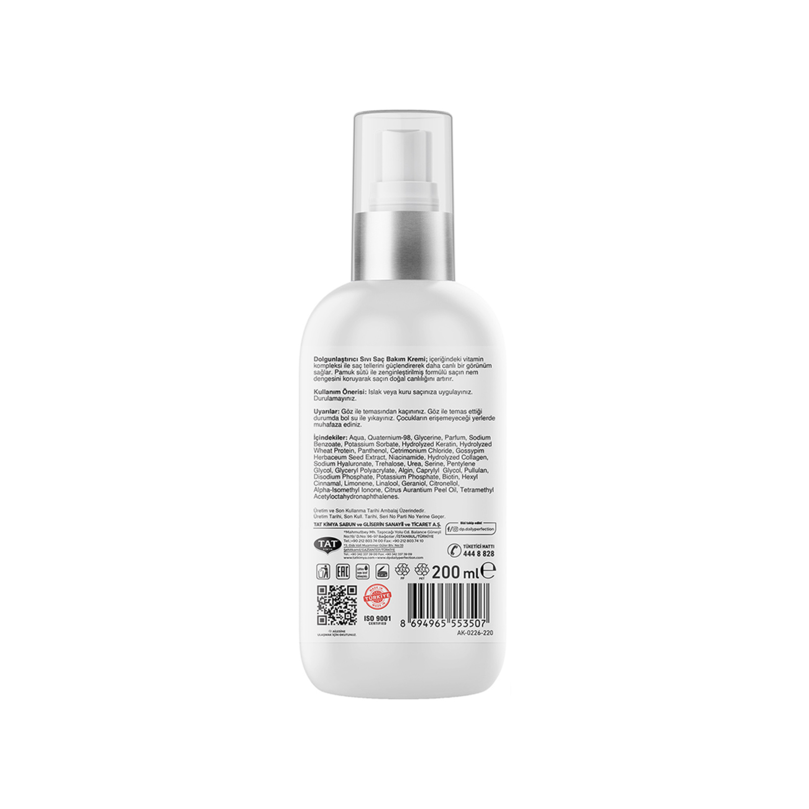 Dp Daily Perfection Durulnmayan Sıvı Saç Kremi 200 Ml - Görsel 2