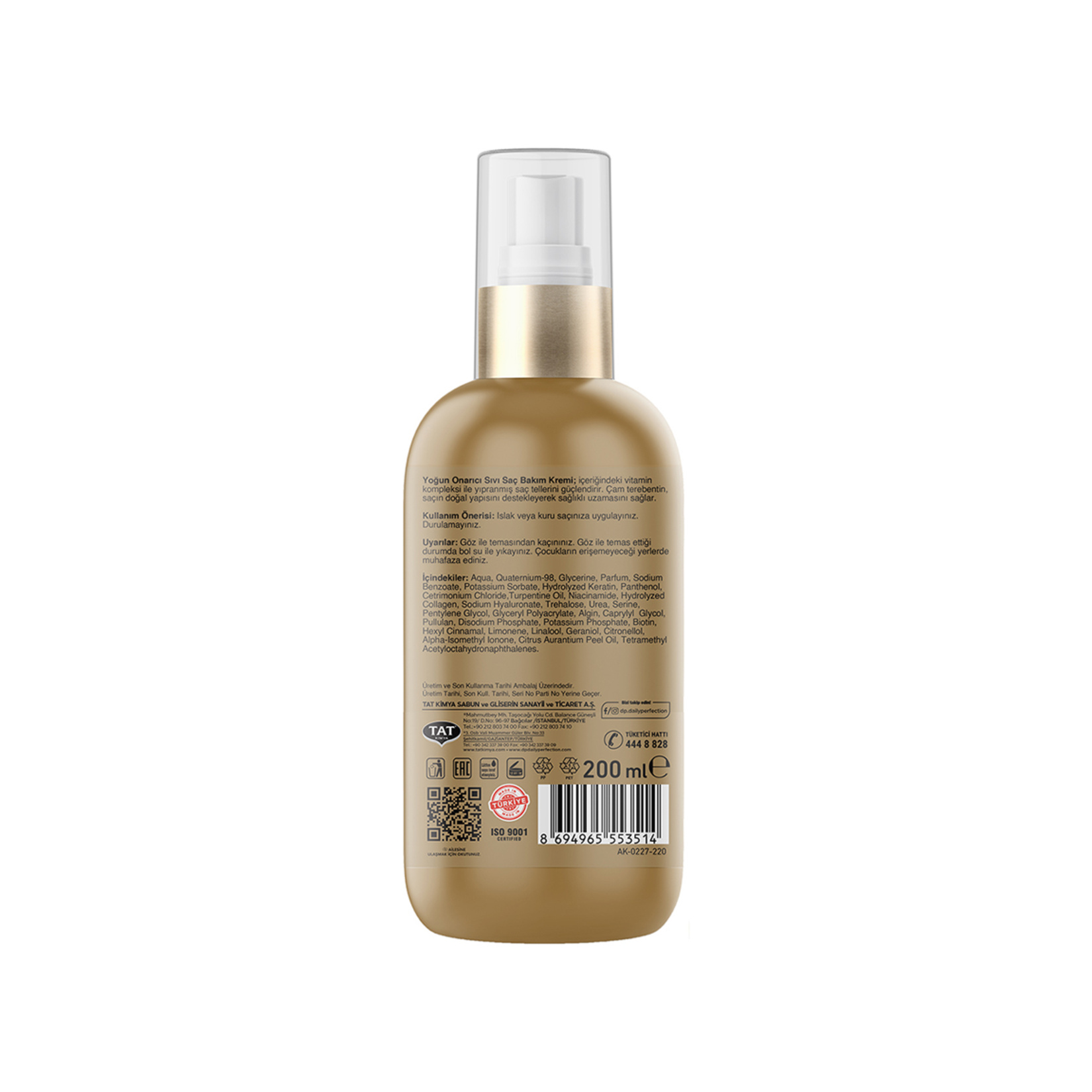 Dp Daily Perfection Sıvı Saç Kremi Çam Terebendi 200 Ml - Görsel 2