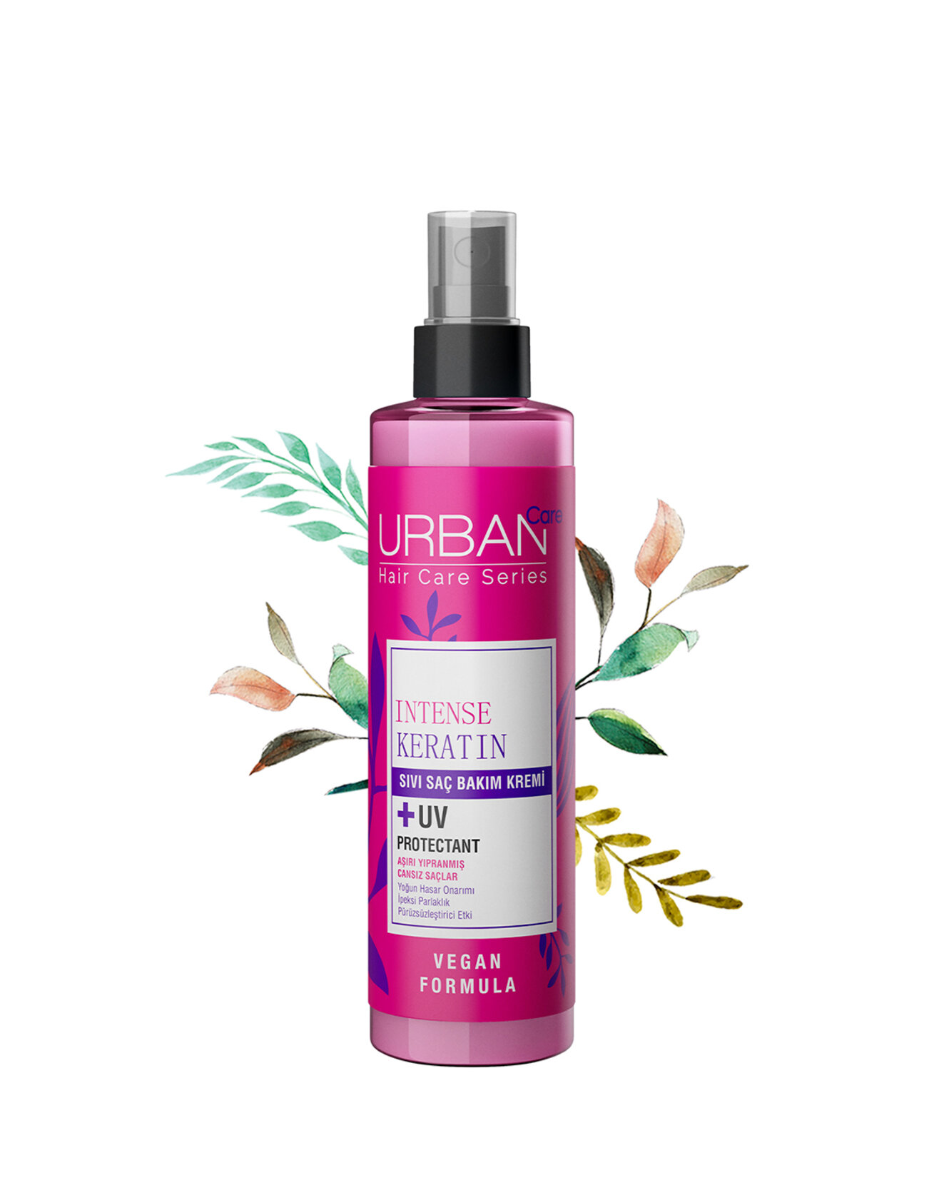 URBAN CARE Intense & Keratin Sıvı Saç Bakım Kremi 200ml - Görsel 3