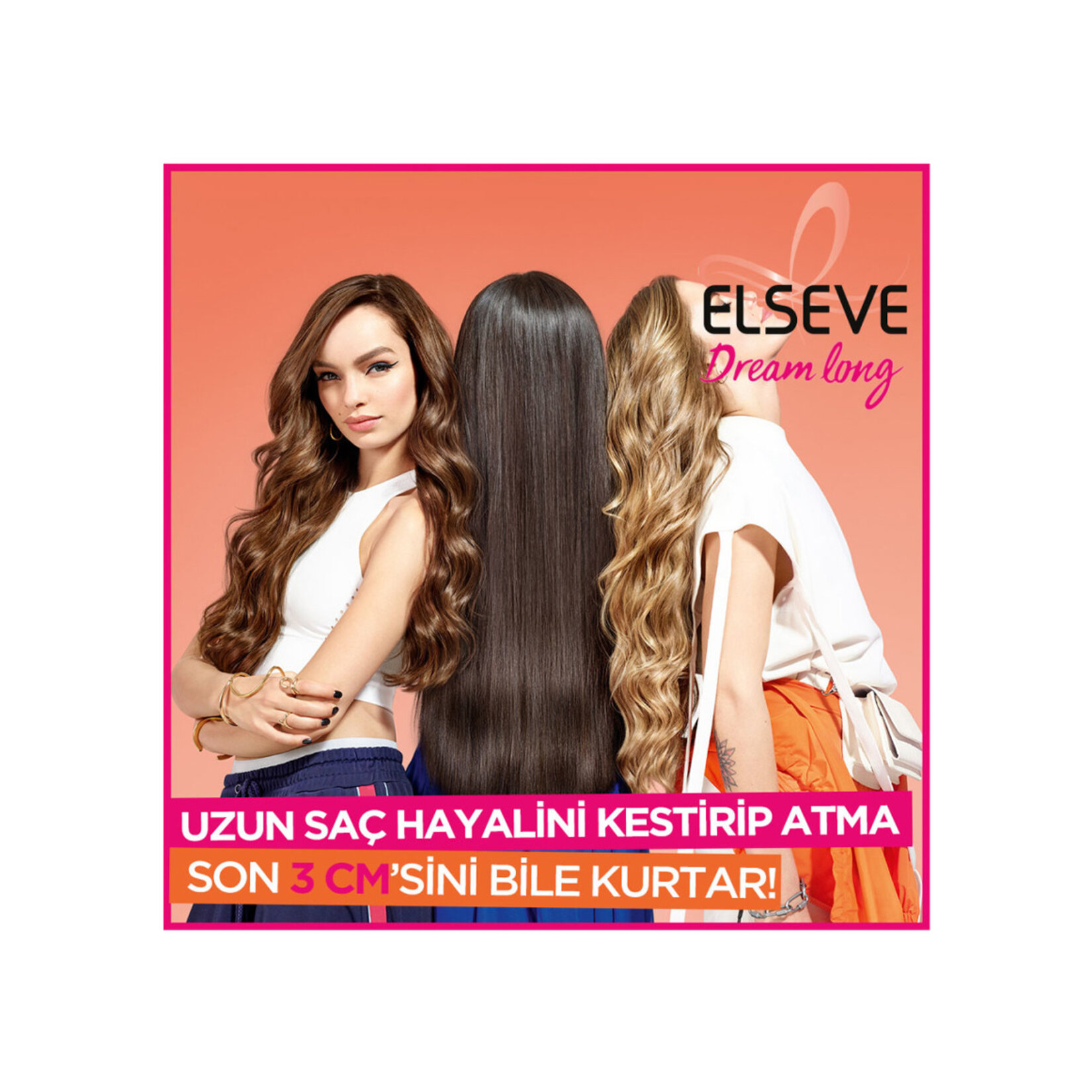 L'Oréal Paris Elseve Dream Long Bye-Bye Makas Saç Bakım Kremi 200 Ml - Görsel 3