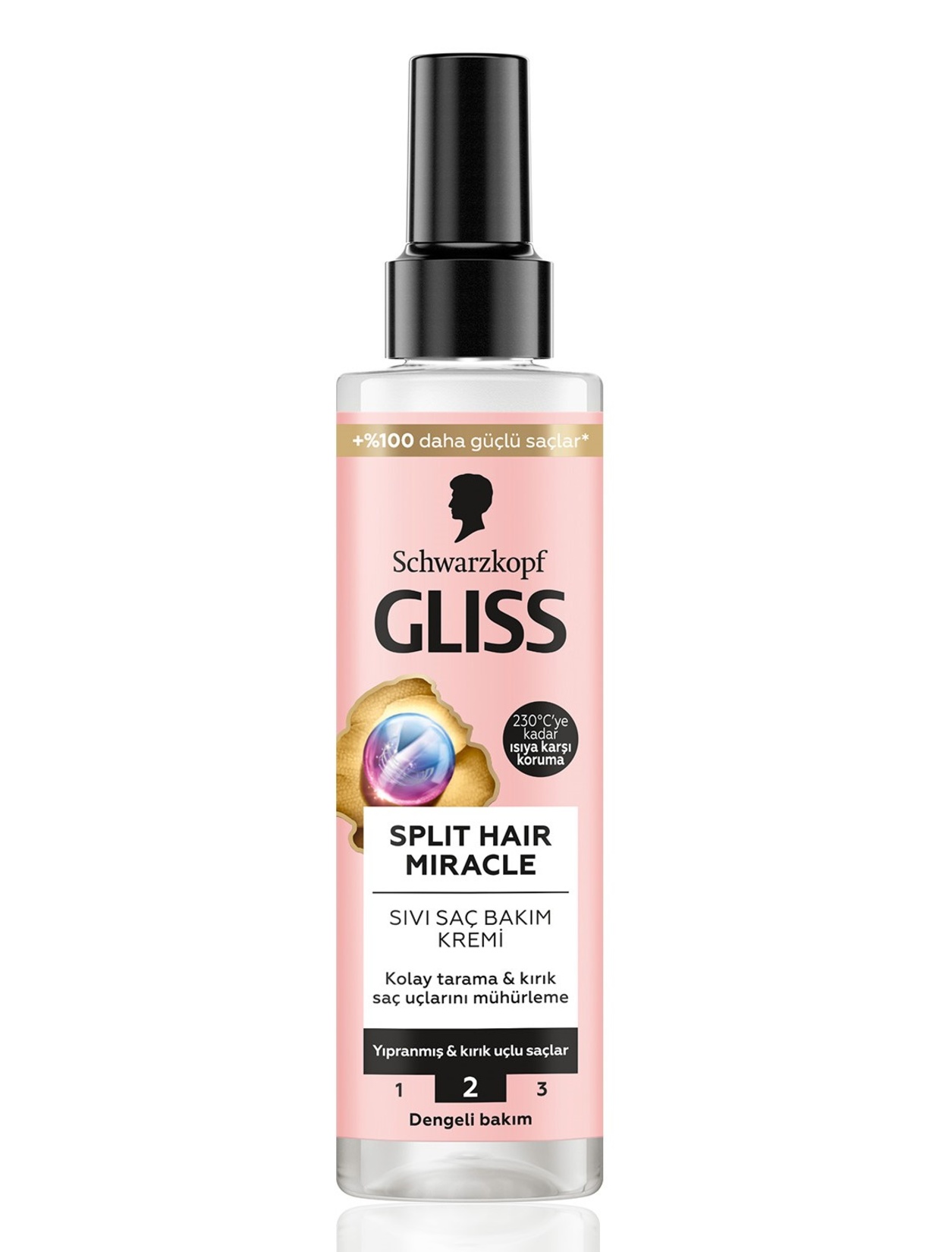 Gliss Split Hair Miracle Kırık Uçları Mühürleyen Sıvı Saç Bakım Kremi - İyonik Kompleks ve Üzüm Çekirdeği Yağı ile 200 Ml - Görsel 1