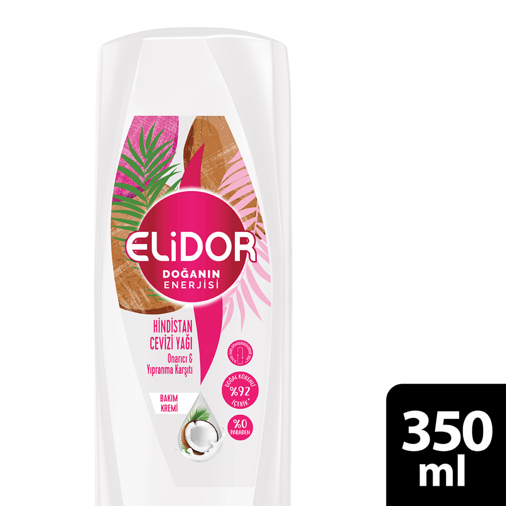 Elidor Saç Bakım Kremi Hindistan Cevizi Yağı 350 ml - Görsel 2